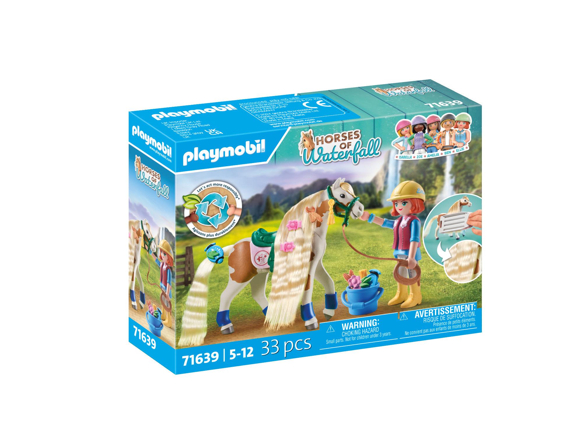 PLAYMOBIL 71639 - Horses of Waterfall - Ellie&Pferd mit Kreppeisen