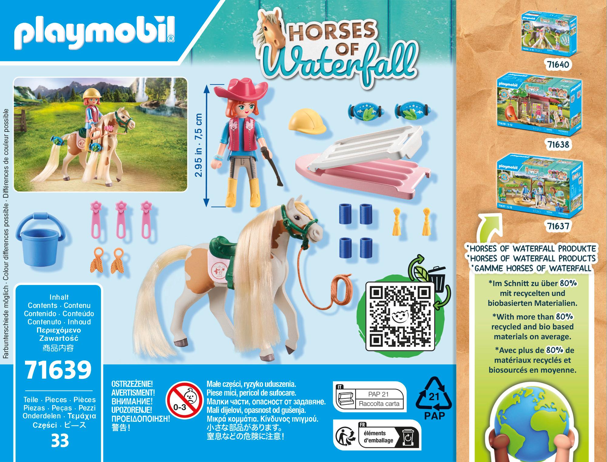 Produktbild PLAYMOBIL 71639 - Horses of Waterfall - Ellie&Pferd mit Kreppeisen 2 von 5