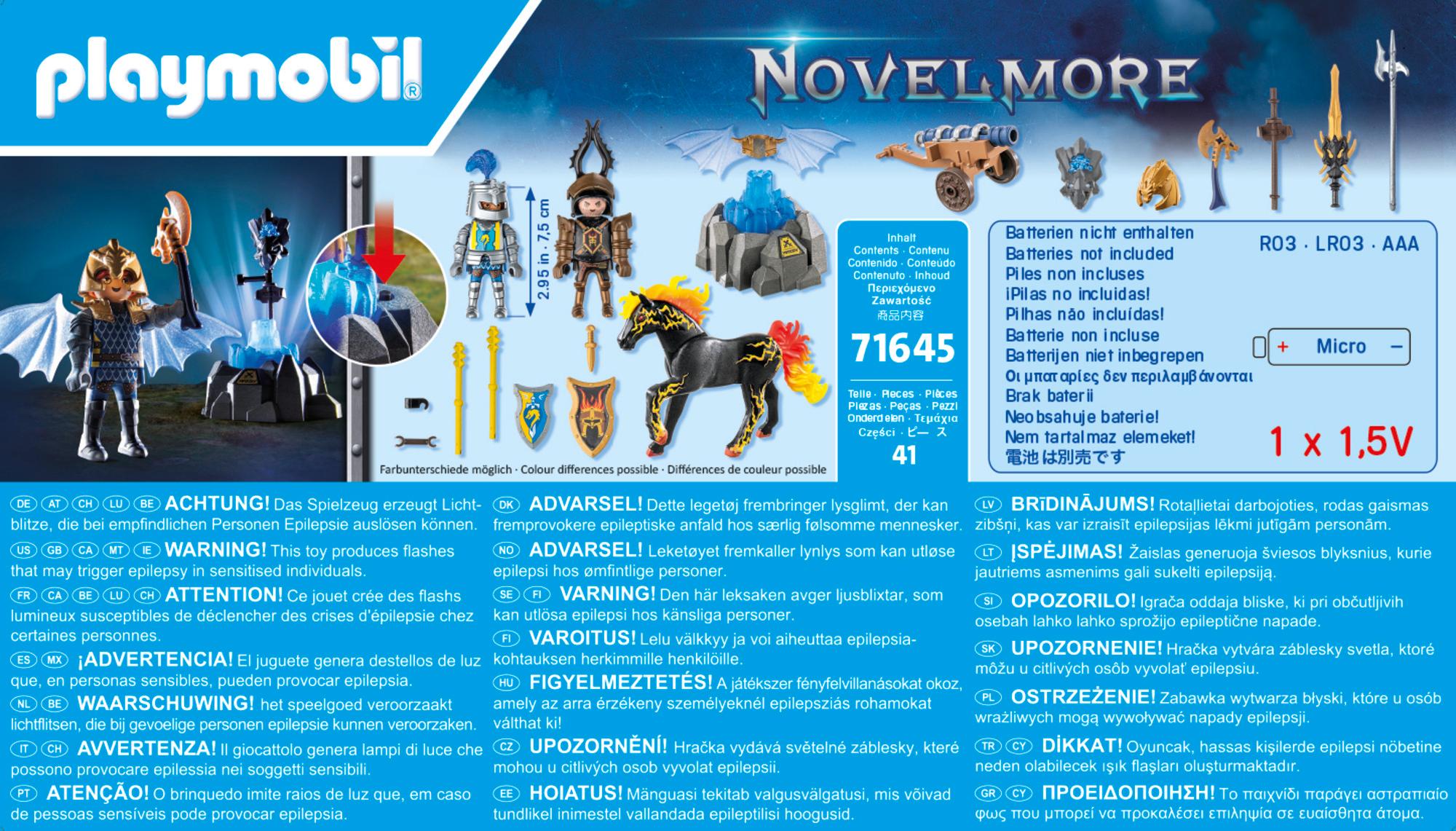 Produktbild PLAYMOBIL 71645 - Novelmore - Bewachung der Rüstung 2 von 5