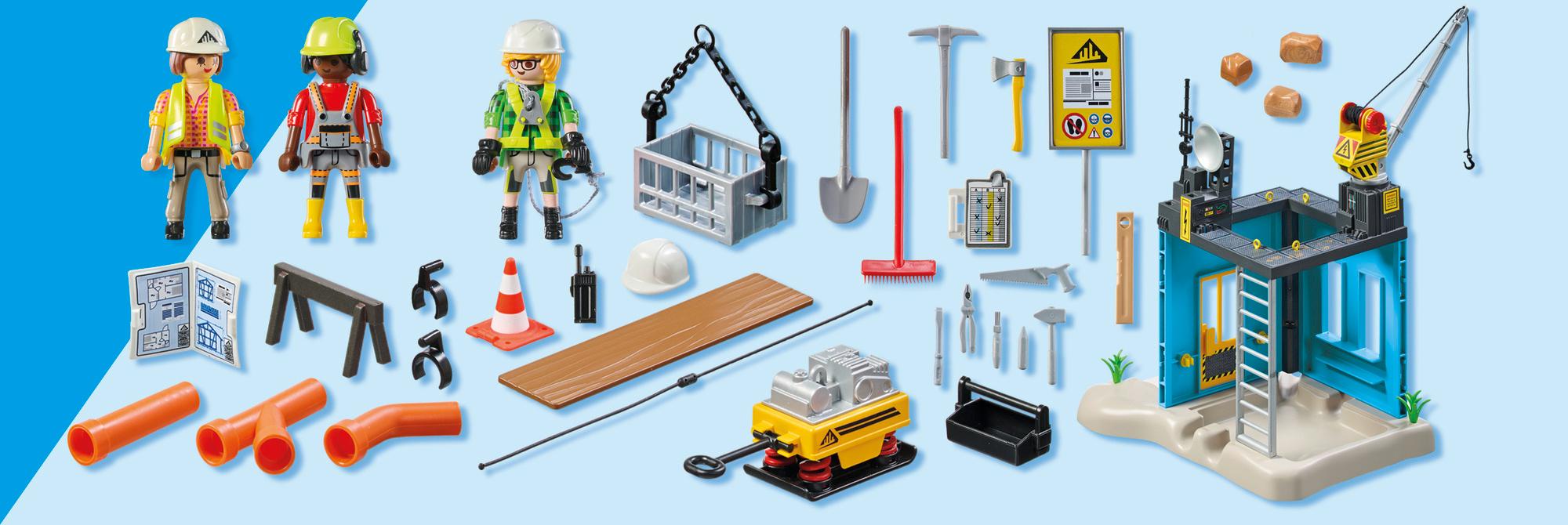 Produktbild PLAYMOBIL 71650 - my Life - Baustelle 4 von 8