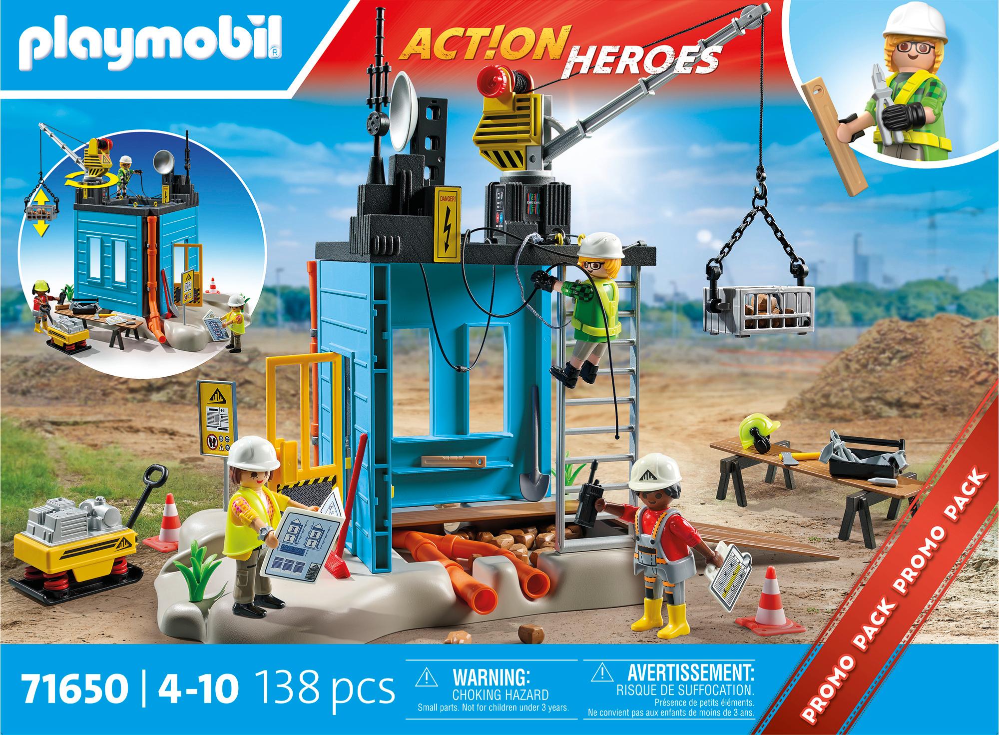 Produktbild PLAYMOBIL 71650 - my Life - Baustelle 3 von 8
