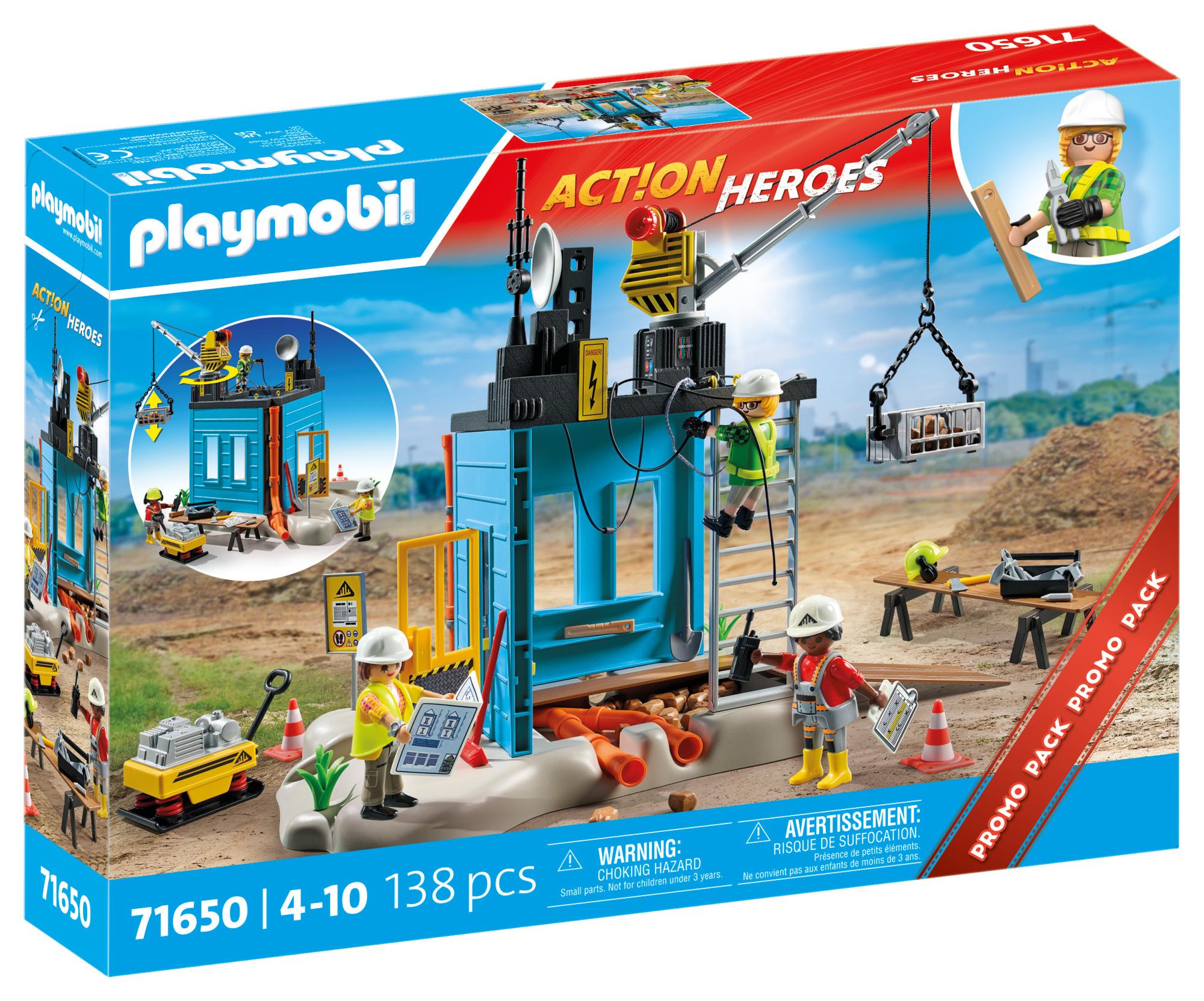PLAYMOBIL 71650 - my Life - Baustelle