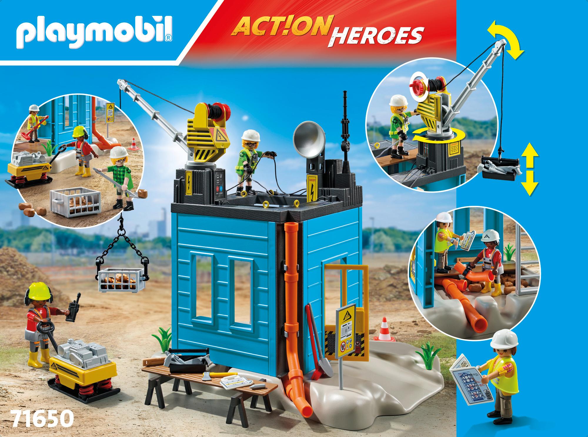 Produktbild PLAYMOBIL 71650 - my Life - Baustelle 2 von 8