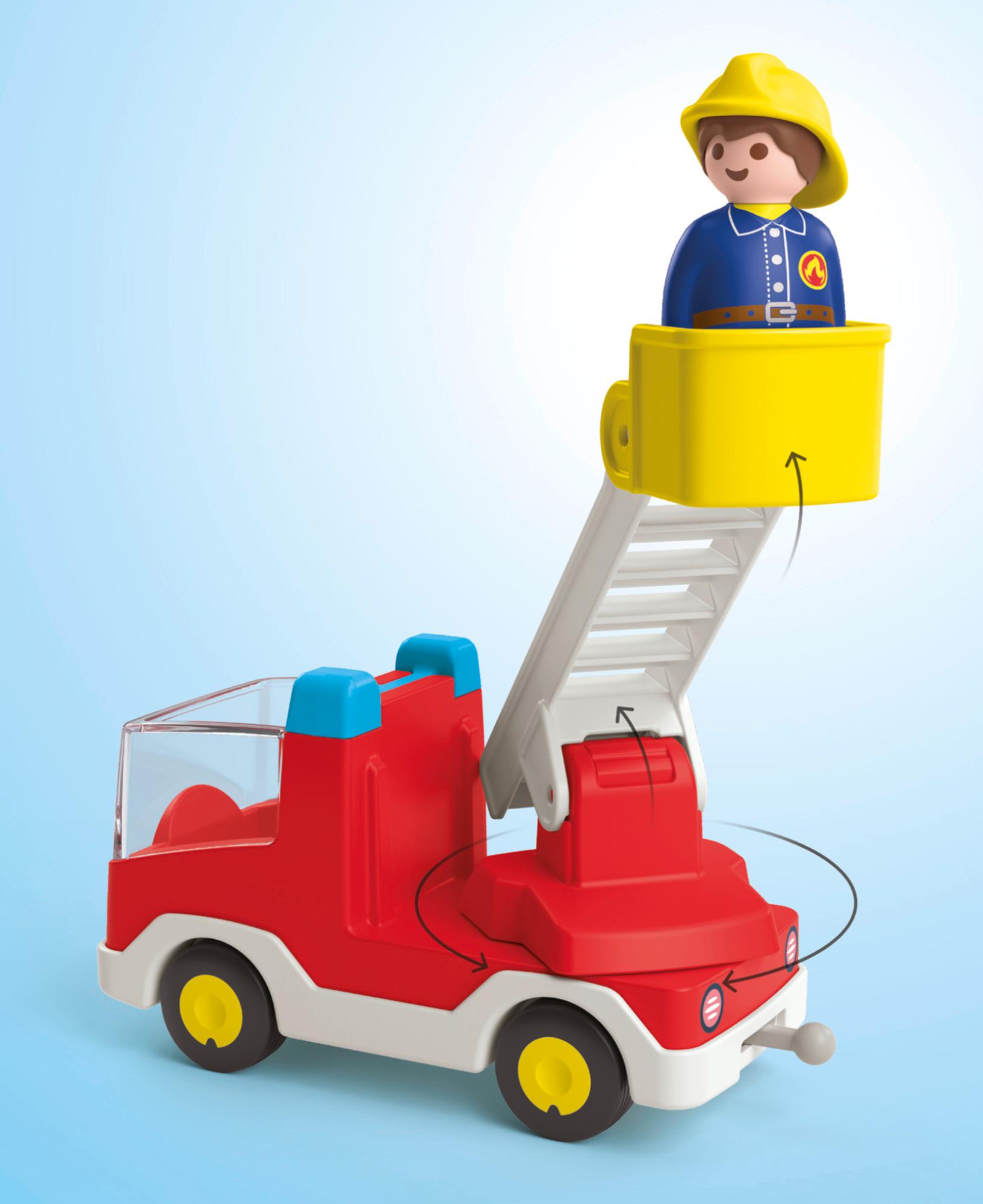 Produktbild PLAYMOBIL 71683 JUNIOR Feuerwehrleiterfahrzeug 6 von 7