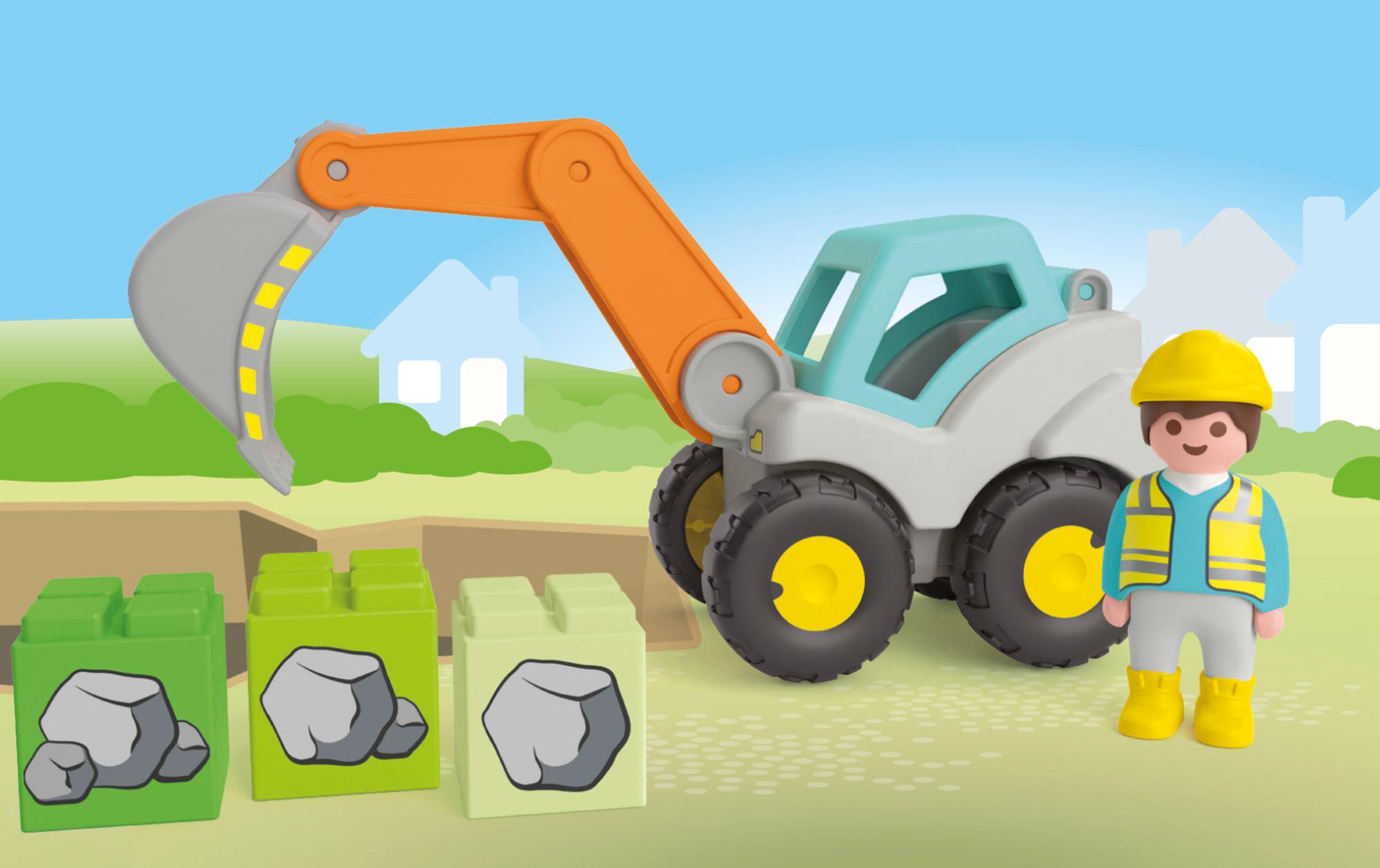 Produktbild PLAYMOBIL 71684 JUNIOR Schaufelbagger 4 von 8