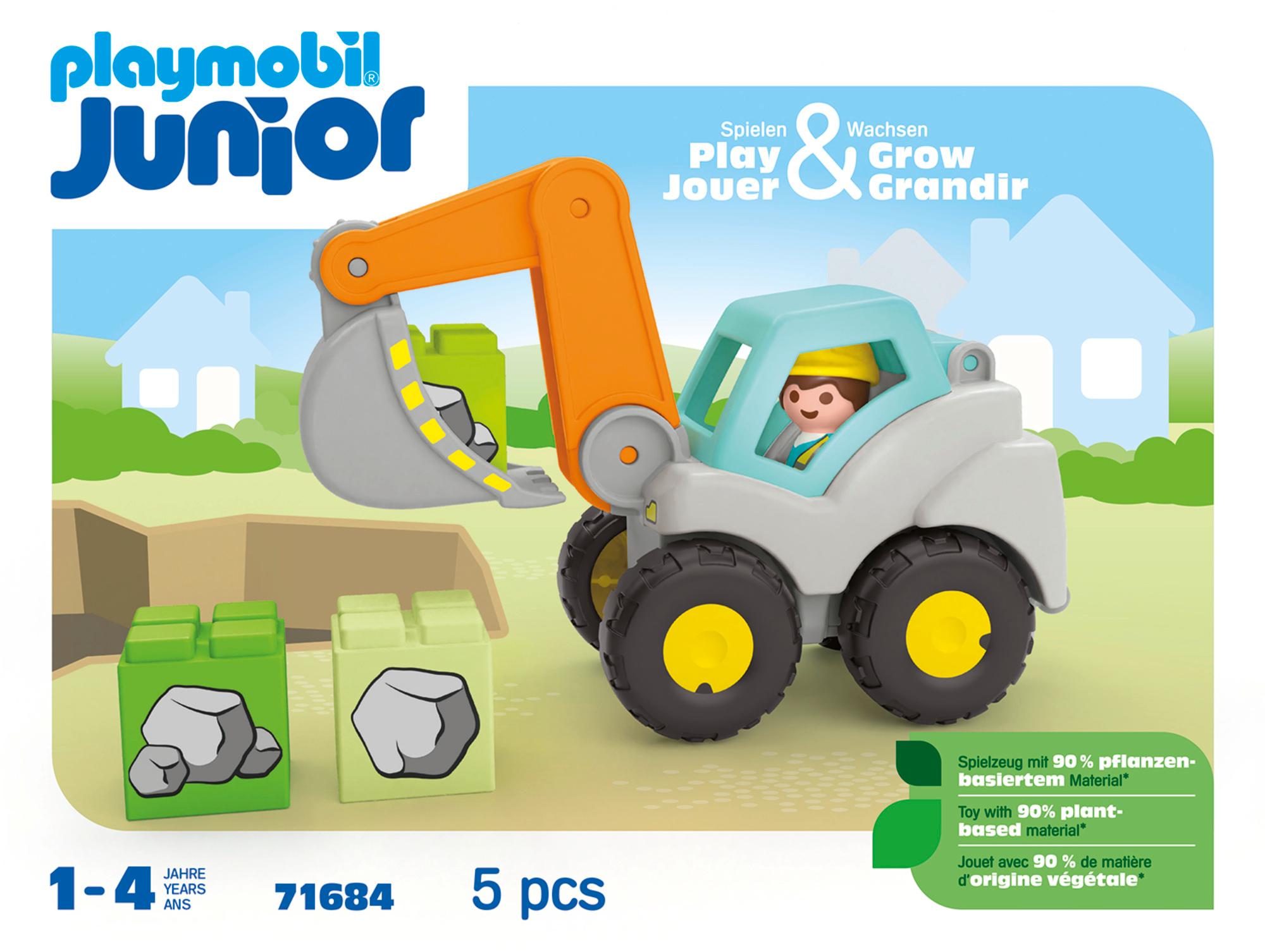 Produktbild PLAYMOBIL 71684 JUNIOR Schaufelbagger 3 von 8