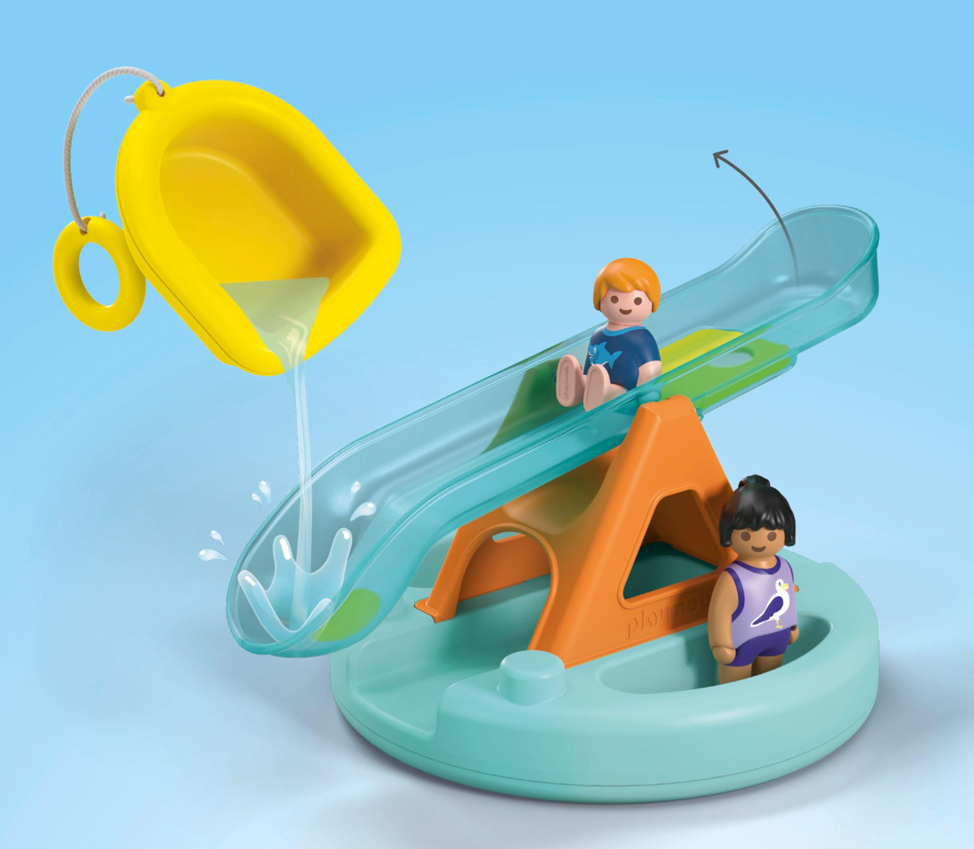 Produktbild PLAYMOBIL 71687 JUNIOR Badeinsel mit Wasserrutsche 7 von 8
