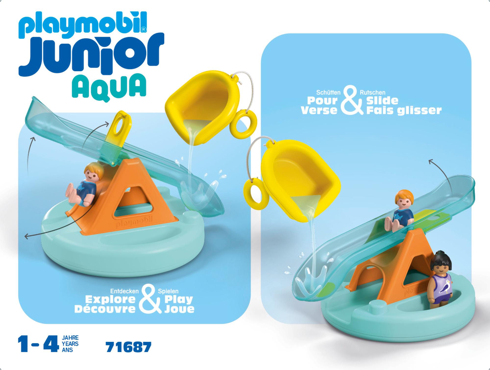 Produktbild PLAYMOBIL 71687 JUNIOR Badeinsel mit Wasserrutsche 2 von 8