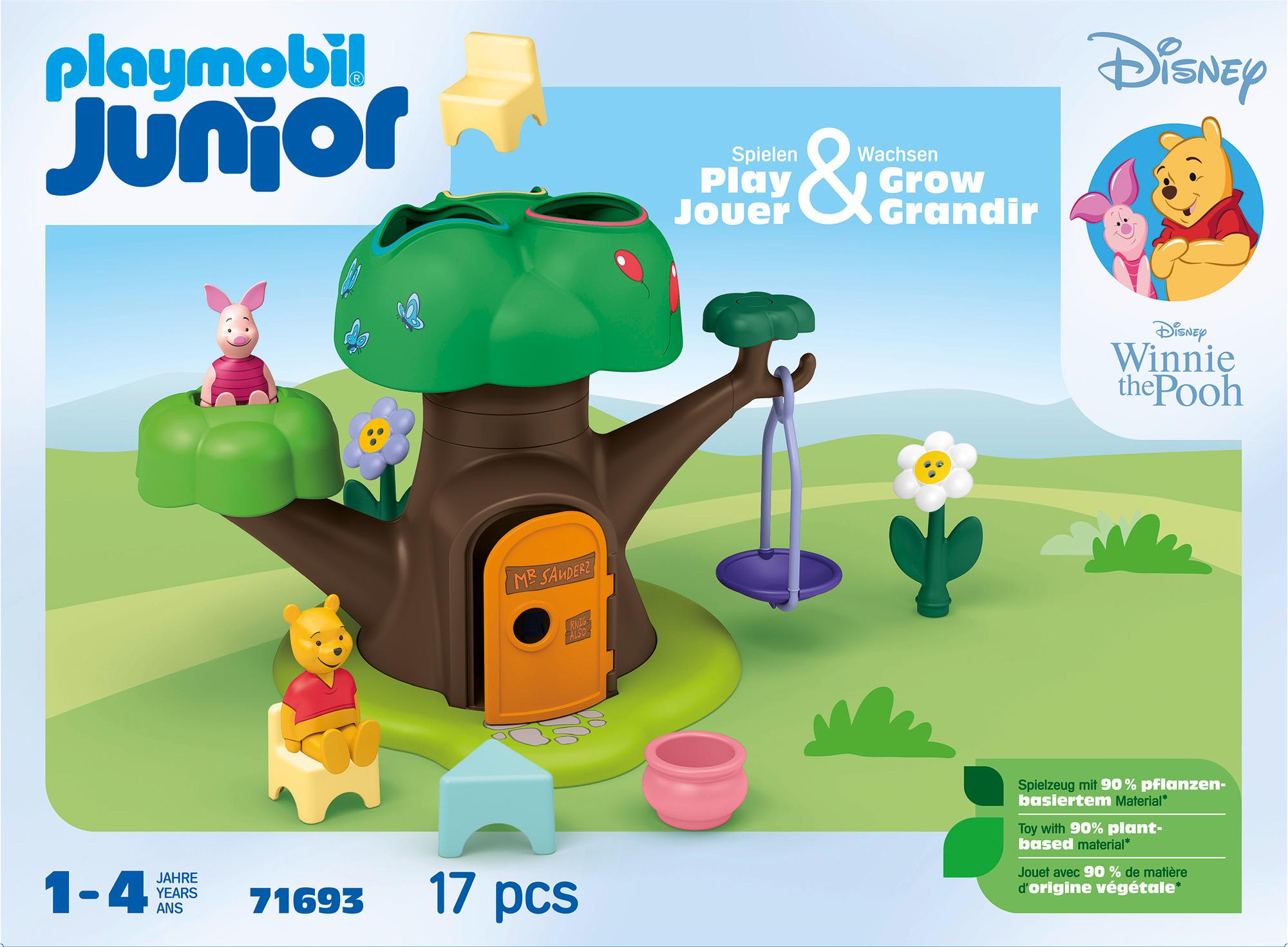 Produktbild PLAYMOBIL 71693 JUNIOR 1.2.3&Disney: Winnies&Ferkels Baumhaus 3 von 9