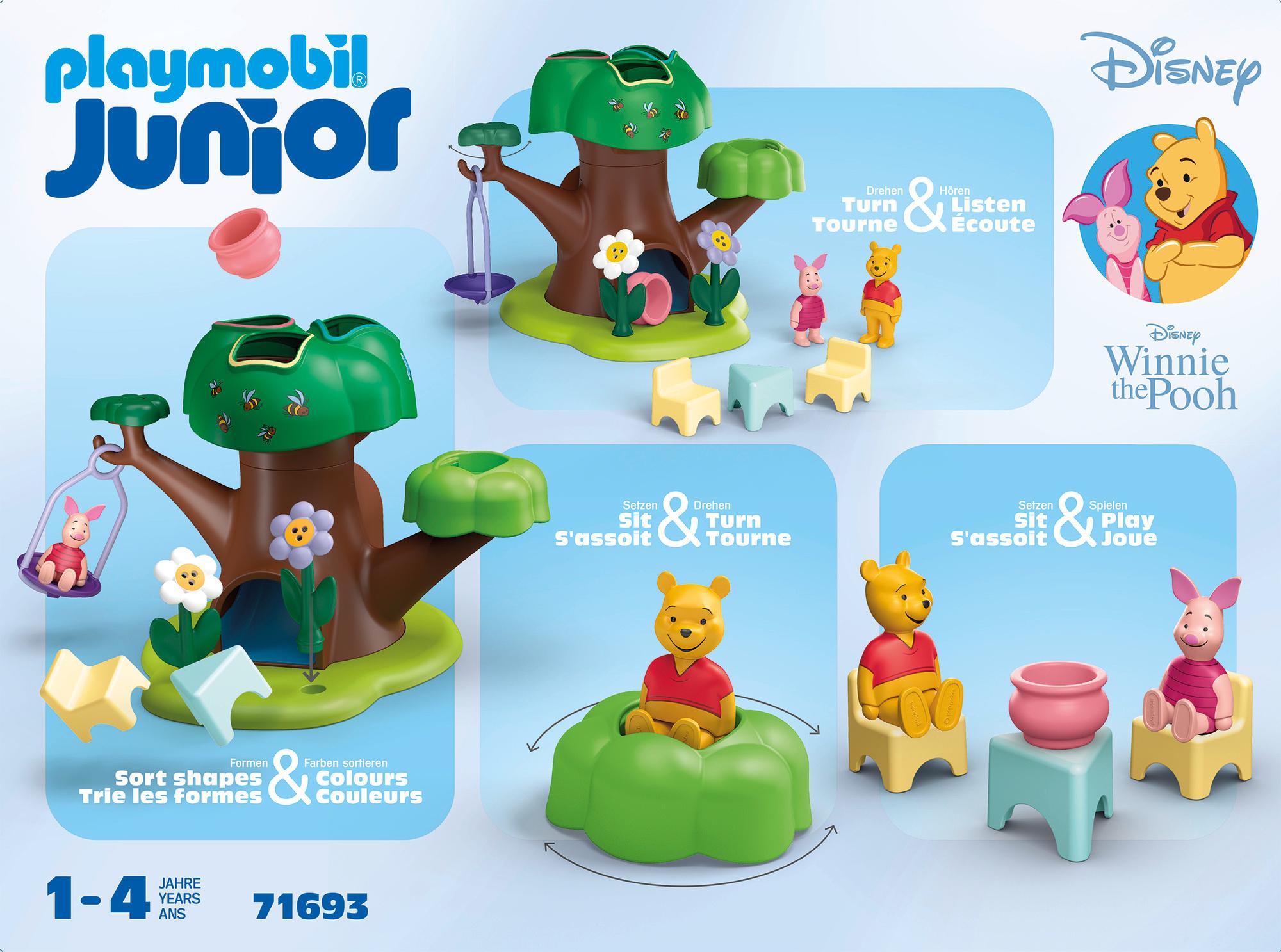 Produktbild PLAYMOBIL 71693 JUNIOR 1.2.3&Disney: Winnies&Ferkels Baumhaus 2 von 9