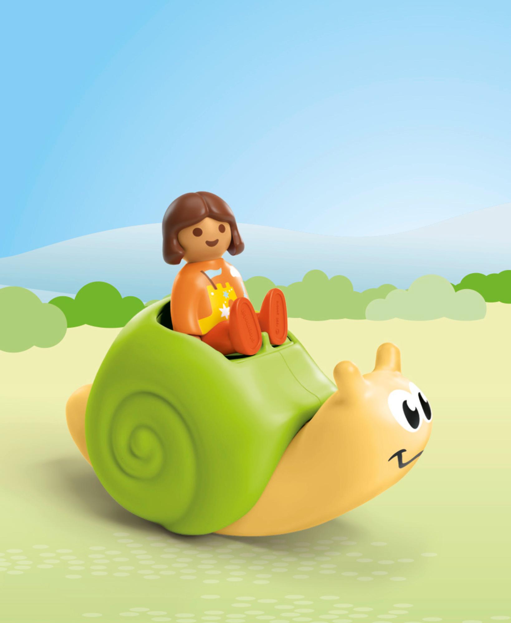 Produktbild PLAYMOBIL 71699 JUNIOR 1.2.3: Schaukelschnecke mit Rasselfunktion 4 von 4