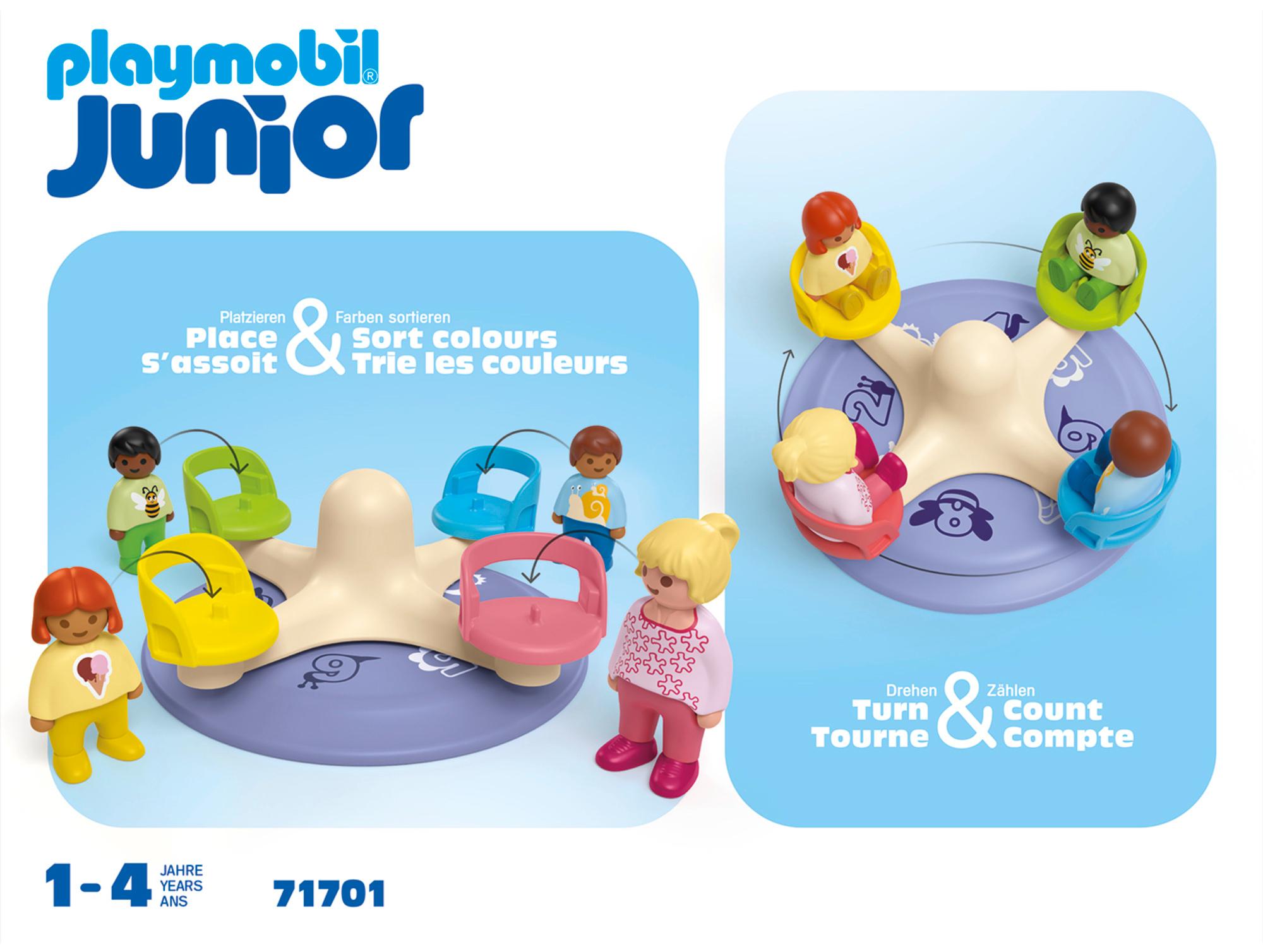 Produktbild PLAYMOBIL 71701 JUNIOR 1.2.3: Zahlenkarussell 2 von 8