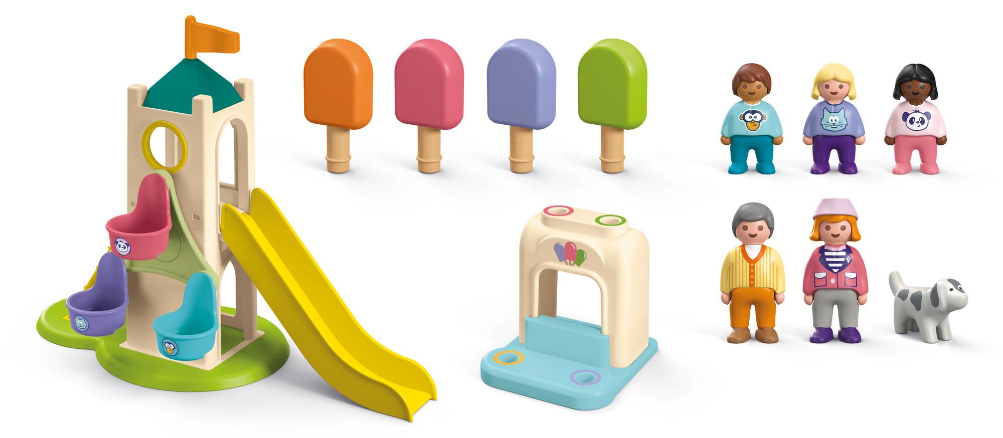 Produktbild PLAYMOBIL 71703 JUNIOR 1.2.3: Erlebnisturm mit Eisstand 9 von 9