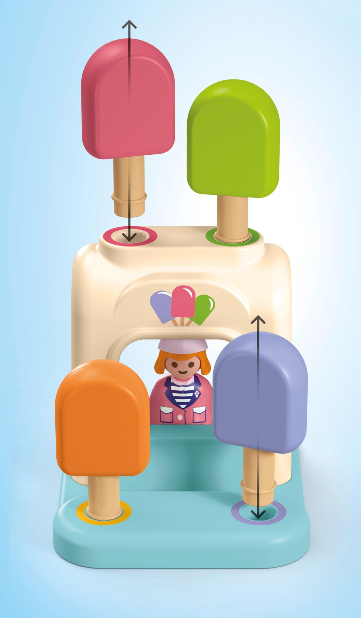 Produktbild PLAYMOBIL 71703 JUNIOR 1.2.3: Erlebnisturm mit Eisstand 4 von 9