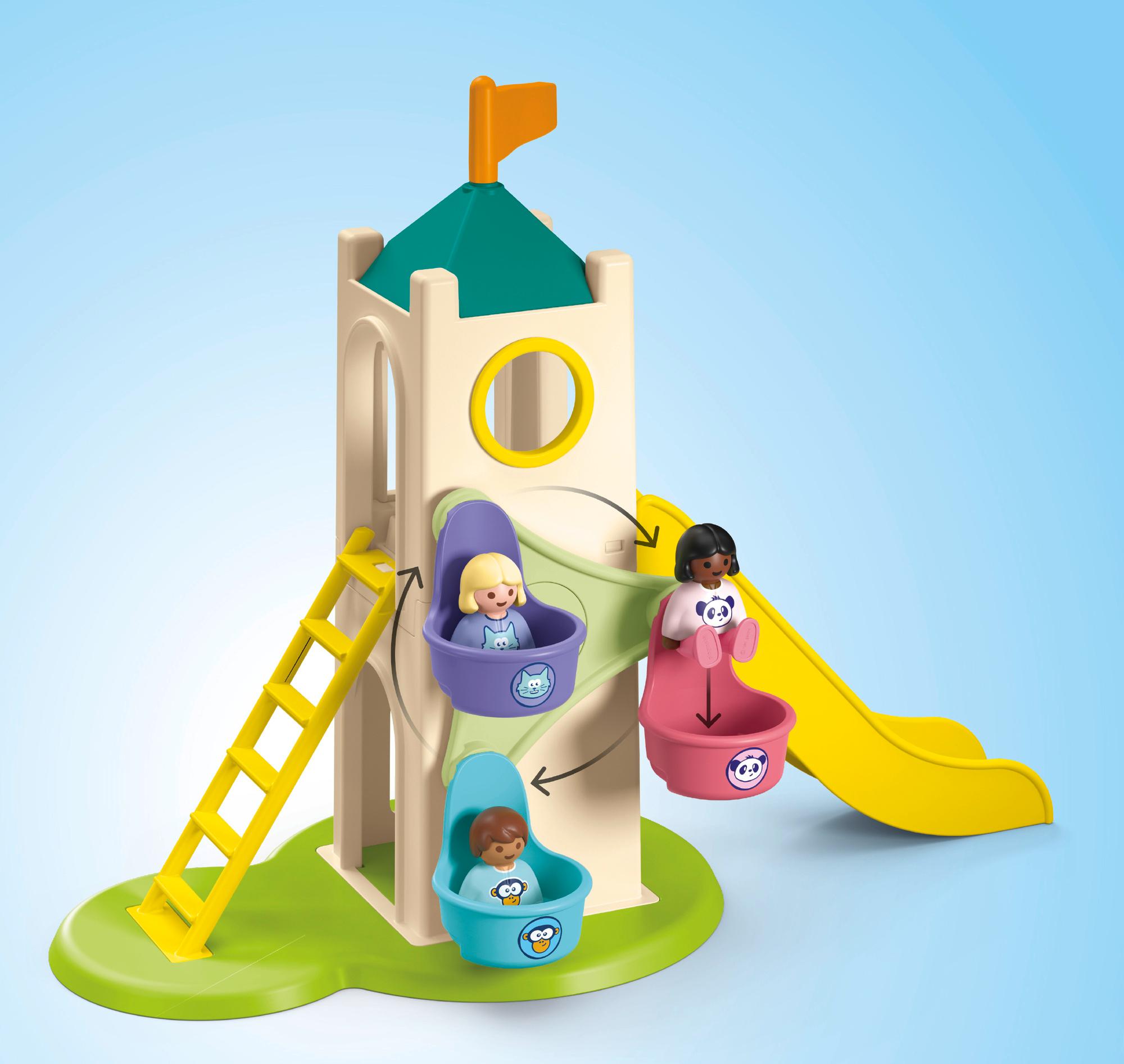 Produktbild PLAYMOBIL 71703 JUNIOR 1.2.3: Erlebnisturm mit Eisstand 7 von 9