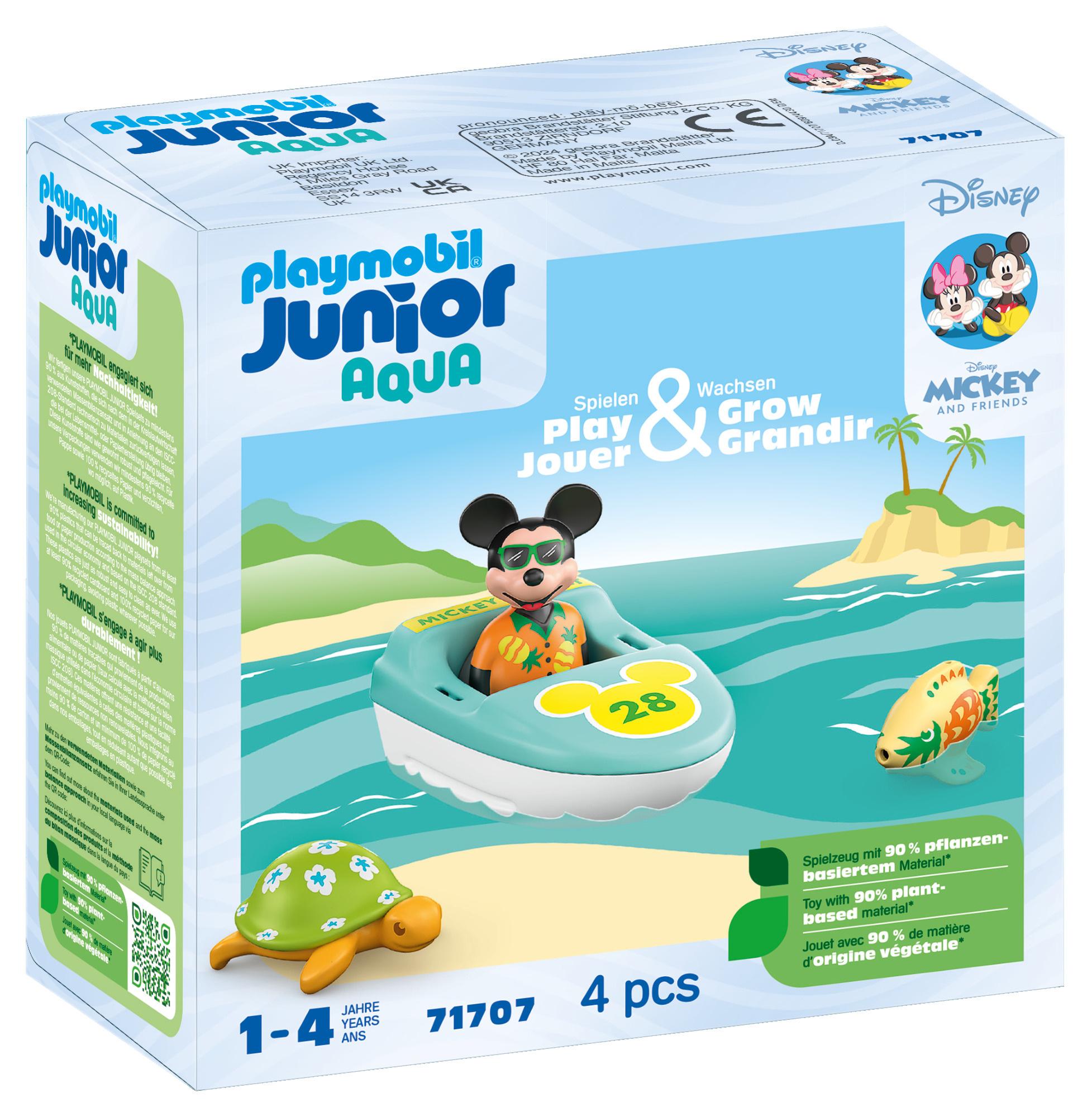 PLAYMOBIL 71707 JUNIOR 1.2.3&Disney: Mickys Bootstour