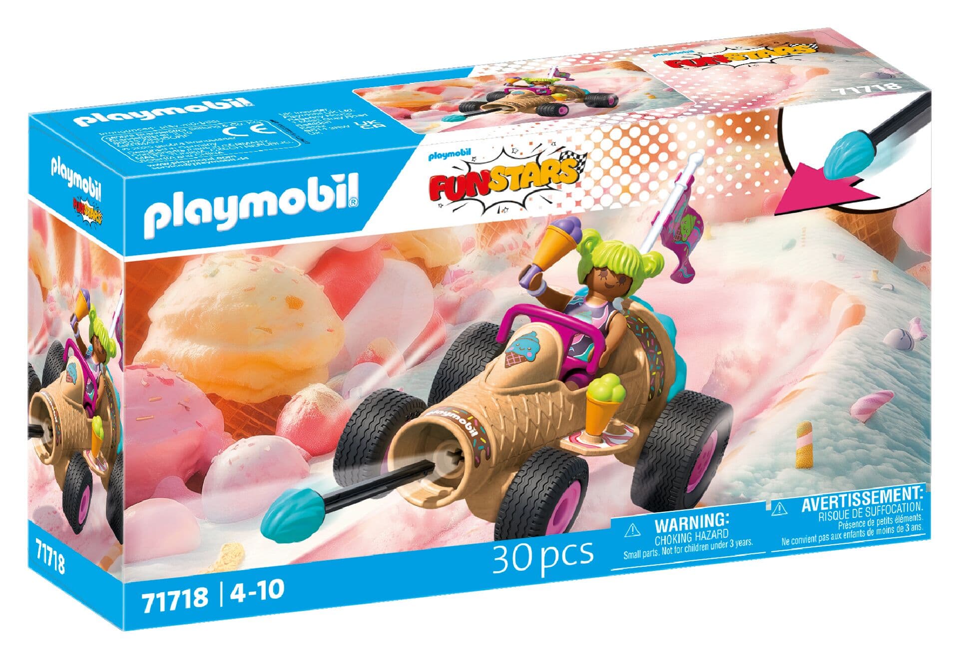 PLAYMOBIL 71718 - Funstars - Rasende Eistüte
