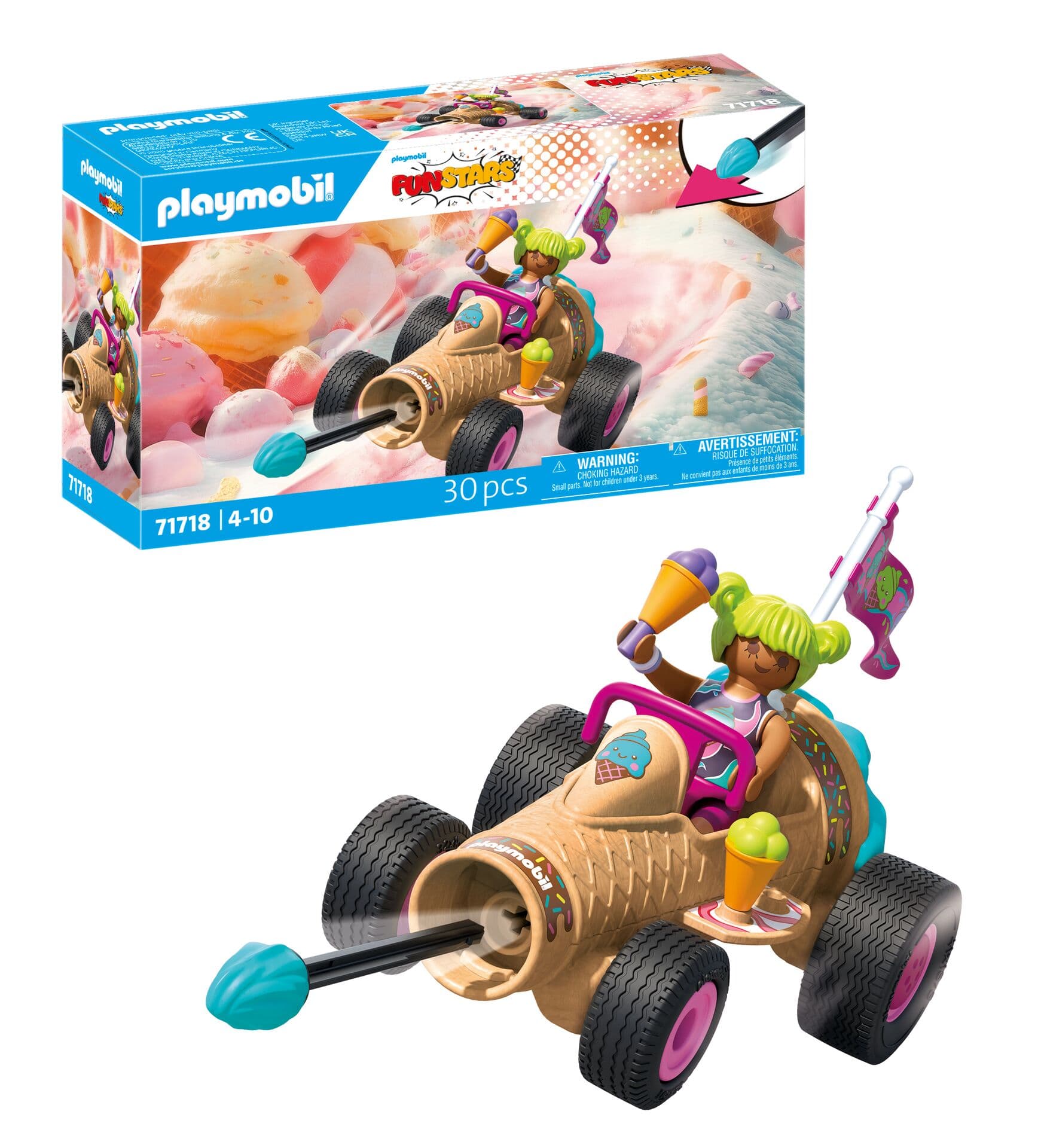 Produktbild PLAYMOBIL 71718 - Funstars - Rasende Eistüte 3 von 4
