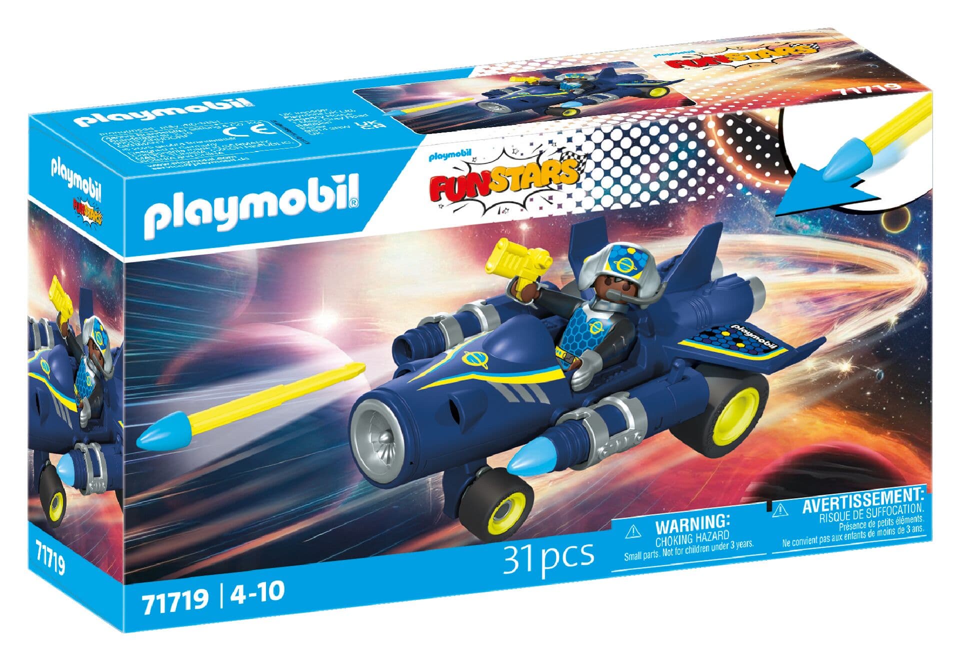 PLAYMOBIL 71719 - Funstars - Rasender Space-Jet