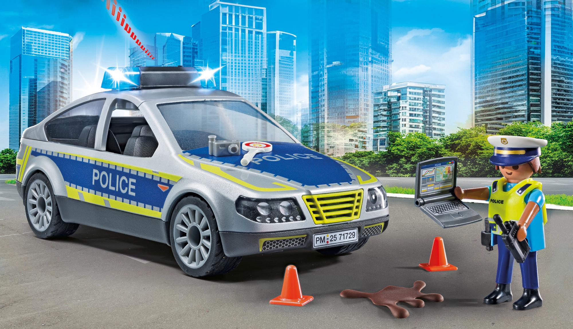 Produktbild PLAYMOBIL 71729 ACTION HEROES Polizei Streifenwagen 5 von 6