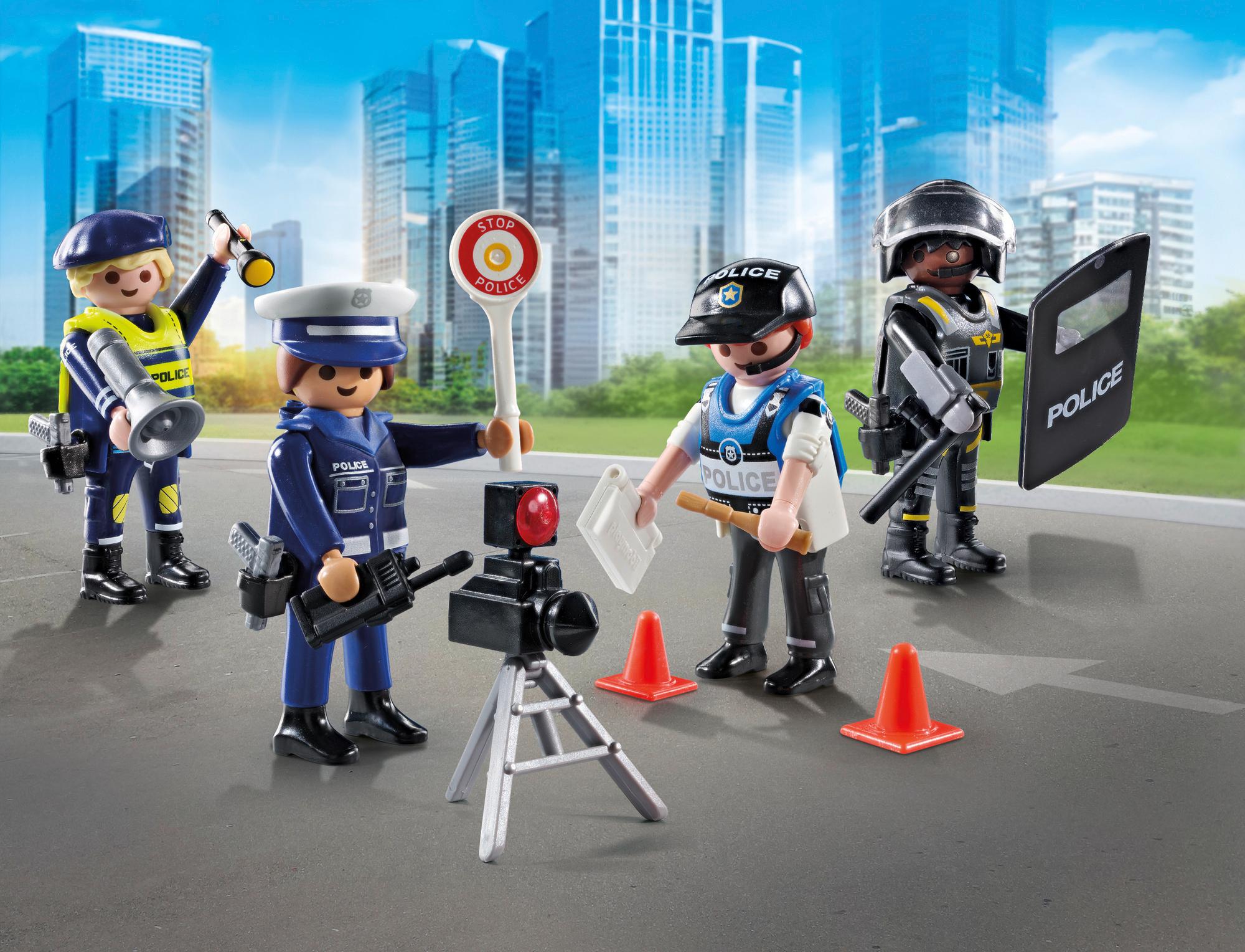 Produktbild PLAYMOBIL 71730 ACTION HEROES Figurenset Polizei 4 von 4