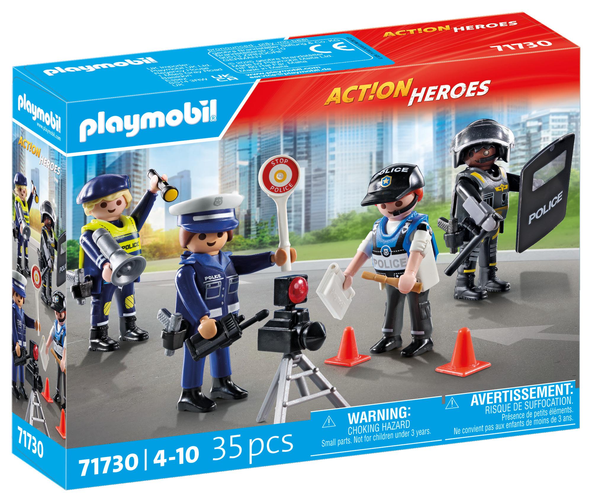 PLAYMOBIL 71730 ACTION HEROES Figurenset Polizei