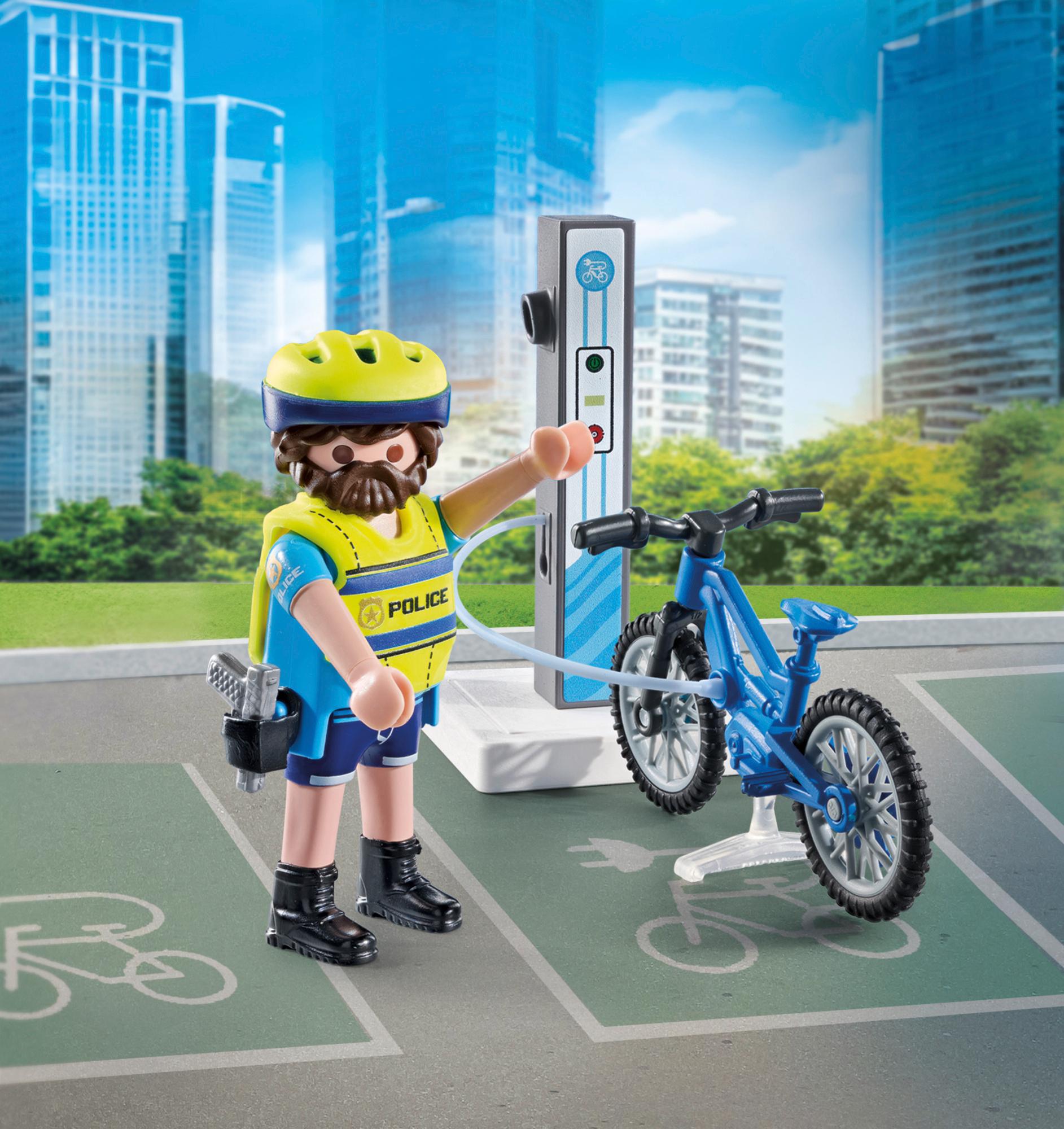 Produktbild PLAYMOBIL 71732 ACTION HEROES Polizei Fahrradstreife 4 von 4