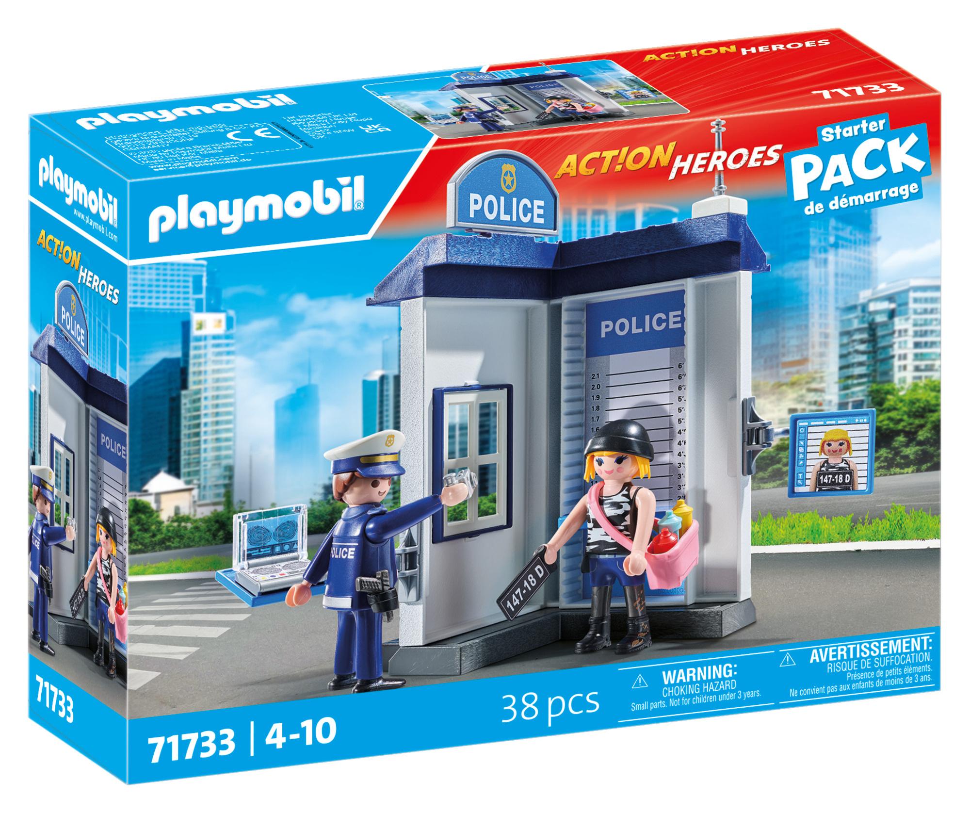 PLAYMOBIL 71733 ACTION HEROES Polizei Ermittlungszimmer