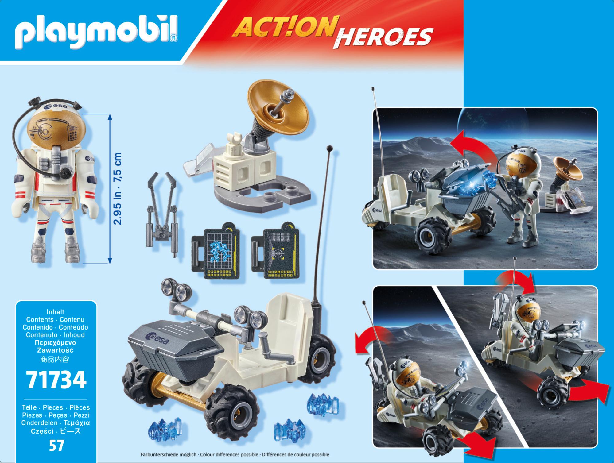 Produktbild PLAYMOBIL 71734 ACTION HEROES Weltraummission 2 von 6