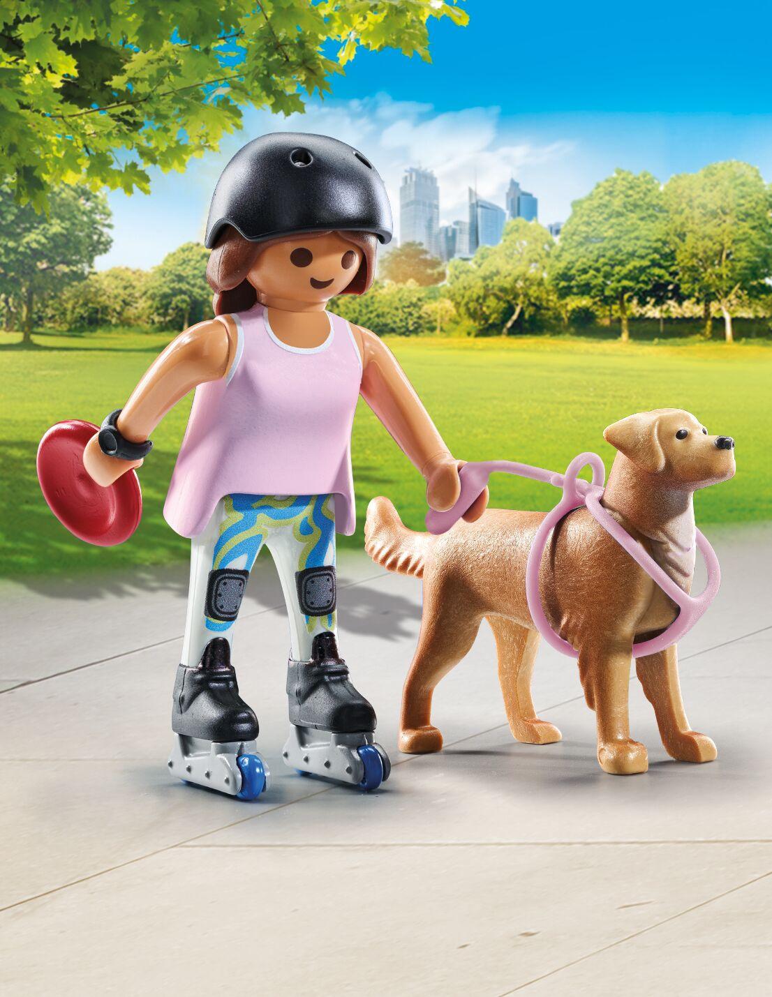 Produktbild PLAYMOBIL 71739 - my Life - Inlinerin mit Retriever 4 von 4
