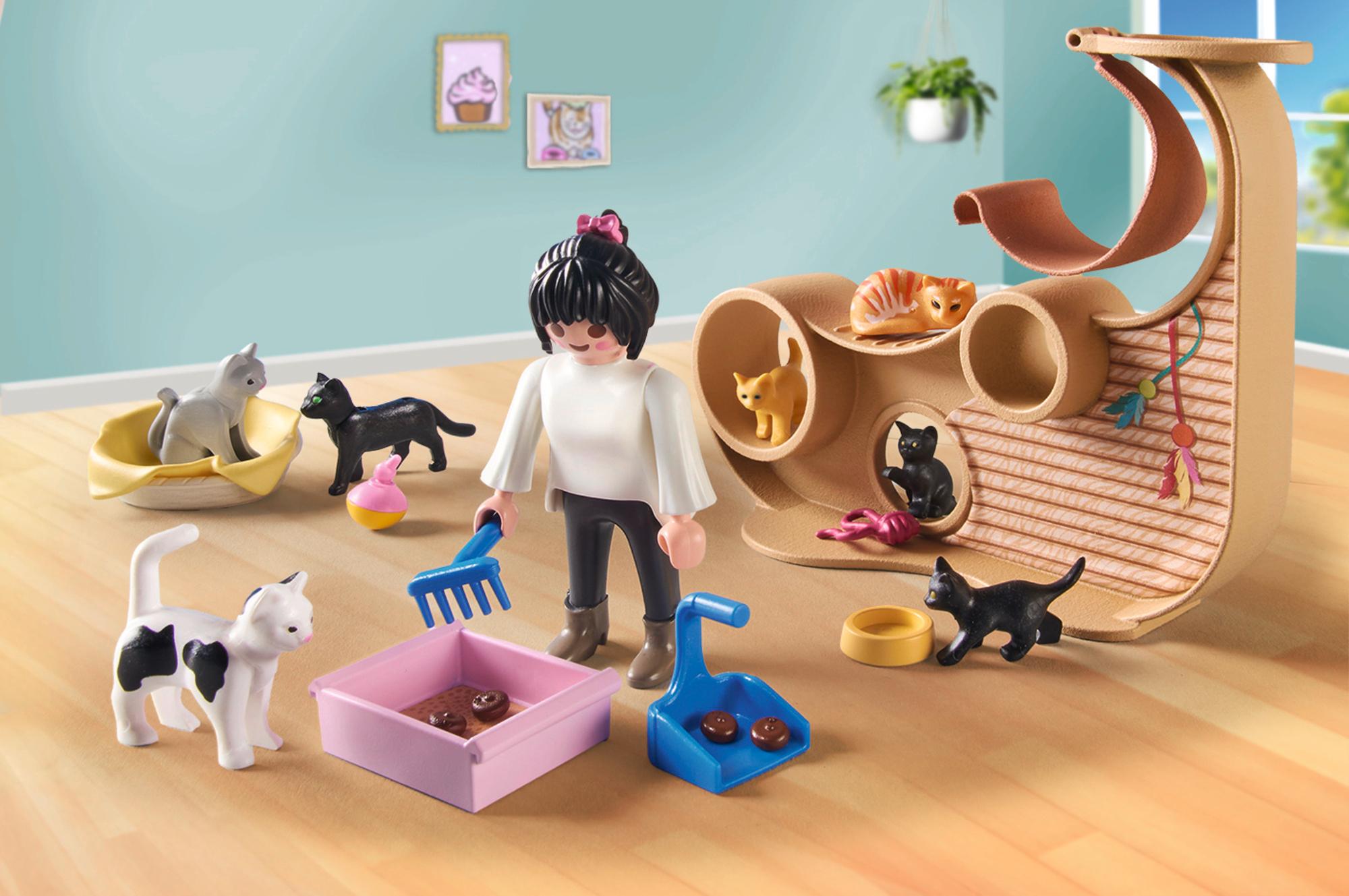 Produktbild PLAYMOBIL 71744 - my Life - Katzencafe 4 von 4
