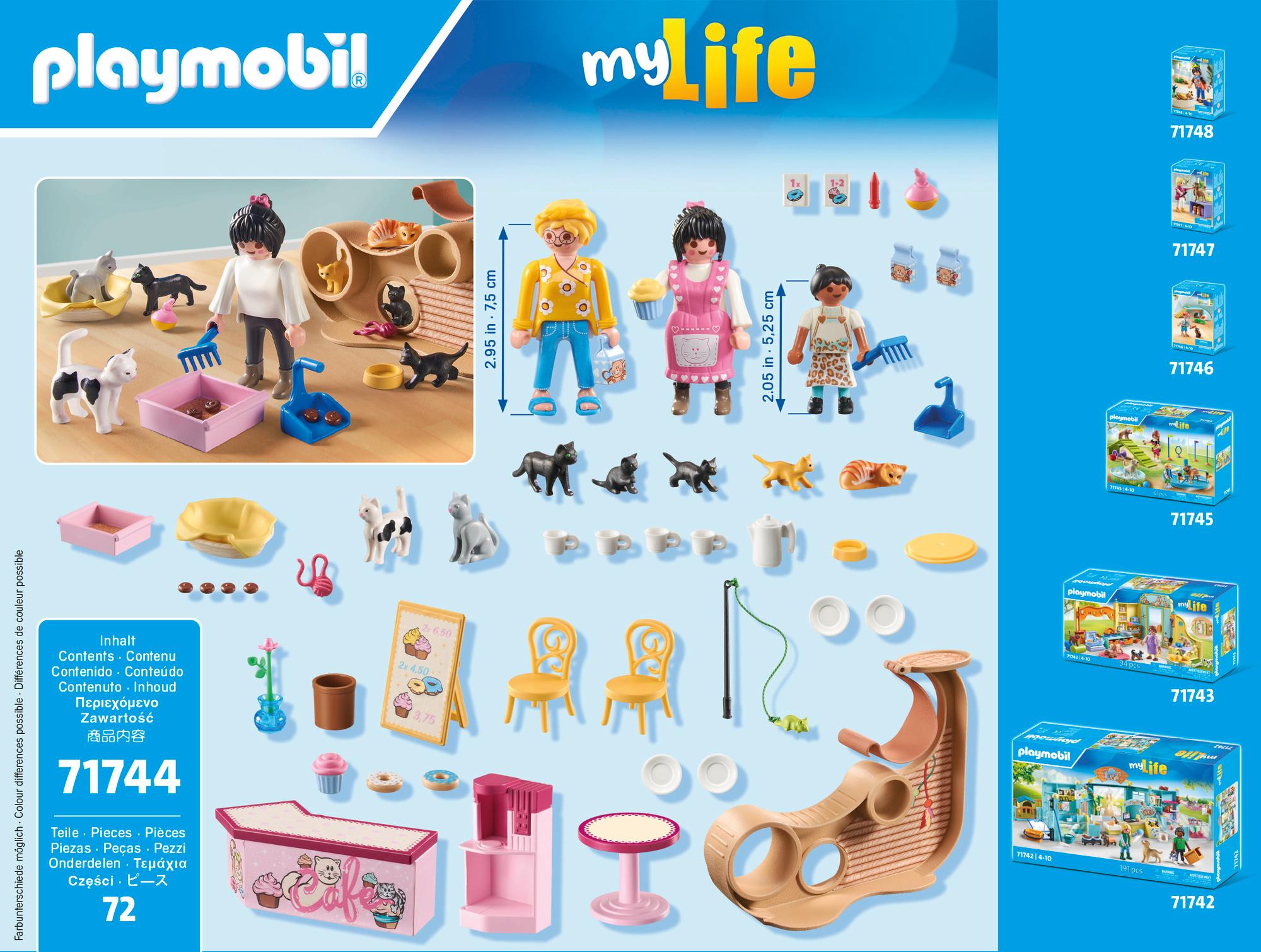 Produktbild PLAYMOBIL 71744 - my Life - Katzencafe 2 von 4