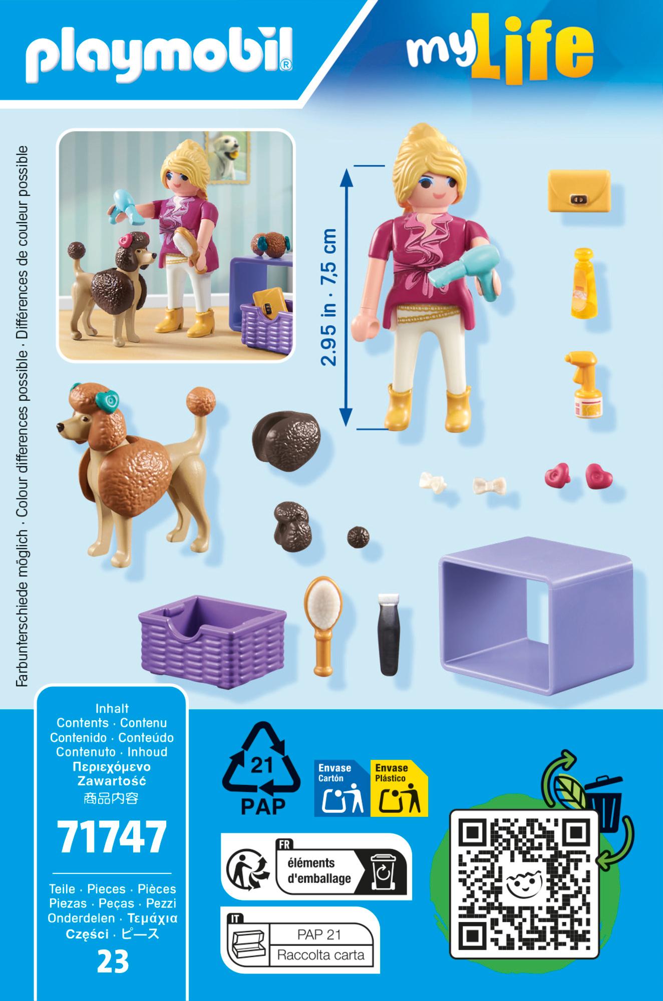 Produktbild PLAYMOBIL 71747 - my Life - Hundefriseurin 2 von 4
