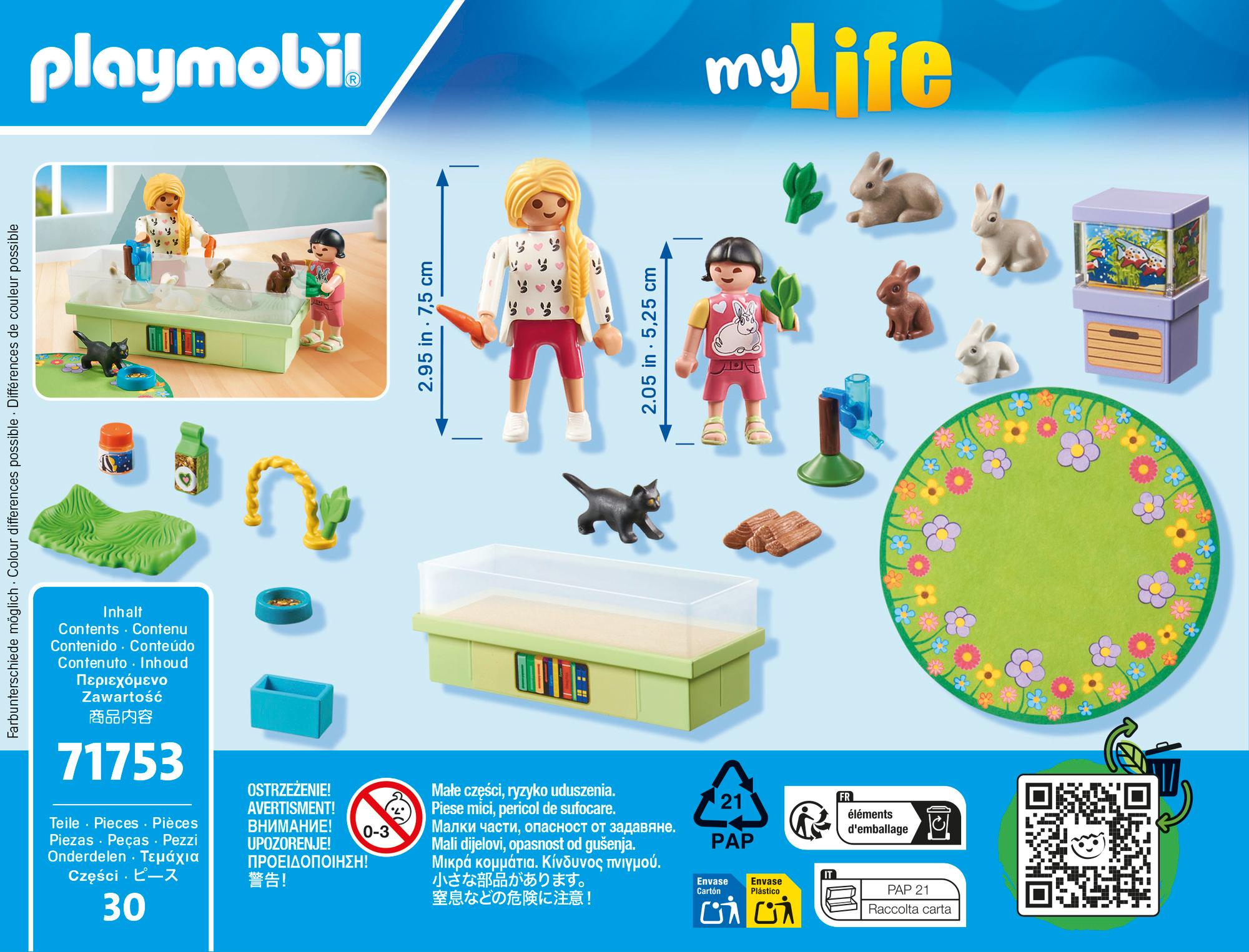 Produktbild PLAYMOBIL 71753 - my Life - Familie mit Hasen 2 von 4
