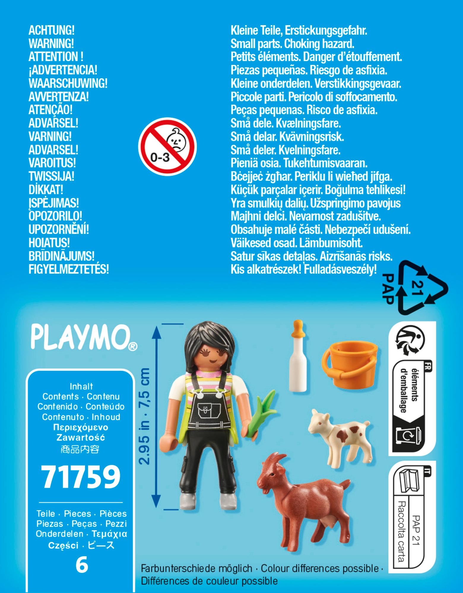 Produktbild PLAYMOBIL 71759 - Special Plus - Frau mit Ziegen 2 von 4