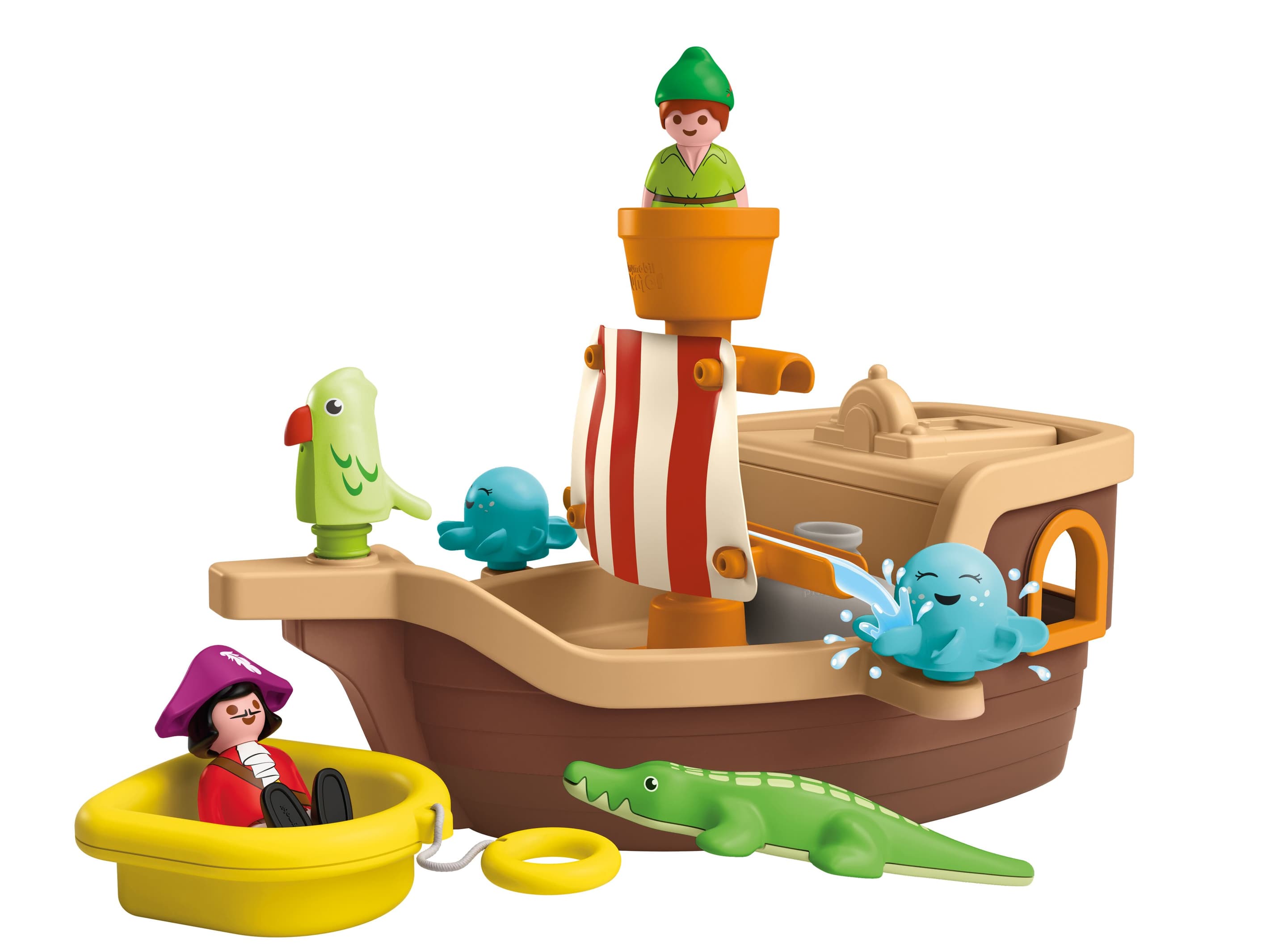 Produktbild PLAYMOBIL 71769 JUNIOR & Disney: Peter Pans Piratenschiff mit Wasserspritzspaß 7 von 7