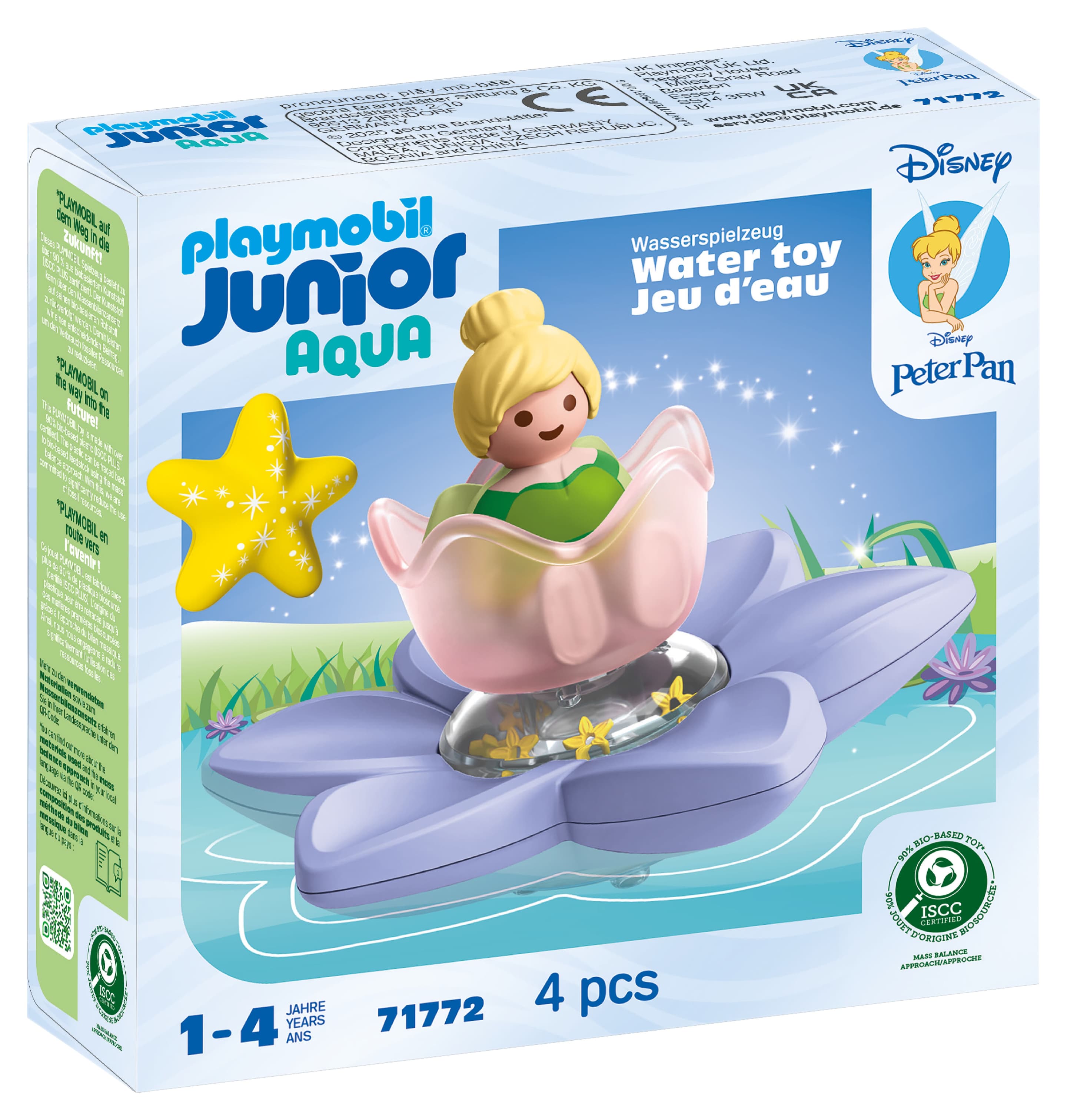 PLAYMOBIL 71772 JUNIOR & Disney: Tinkerbells magische Feen-Schwimmblume