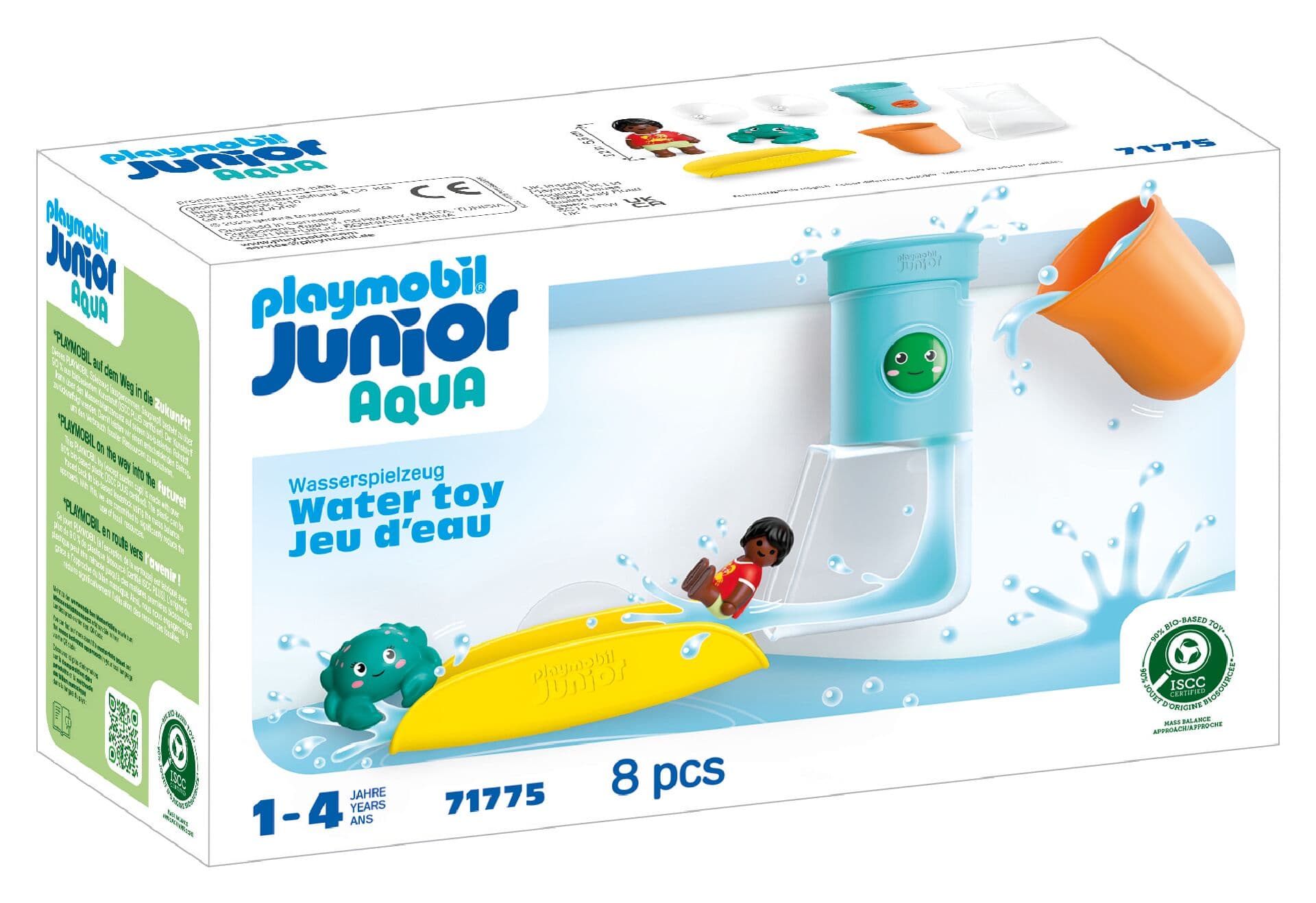 PLAYMOBIL 71775 JUNIOR AQUA: Wasserfalltank mit Rutsche