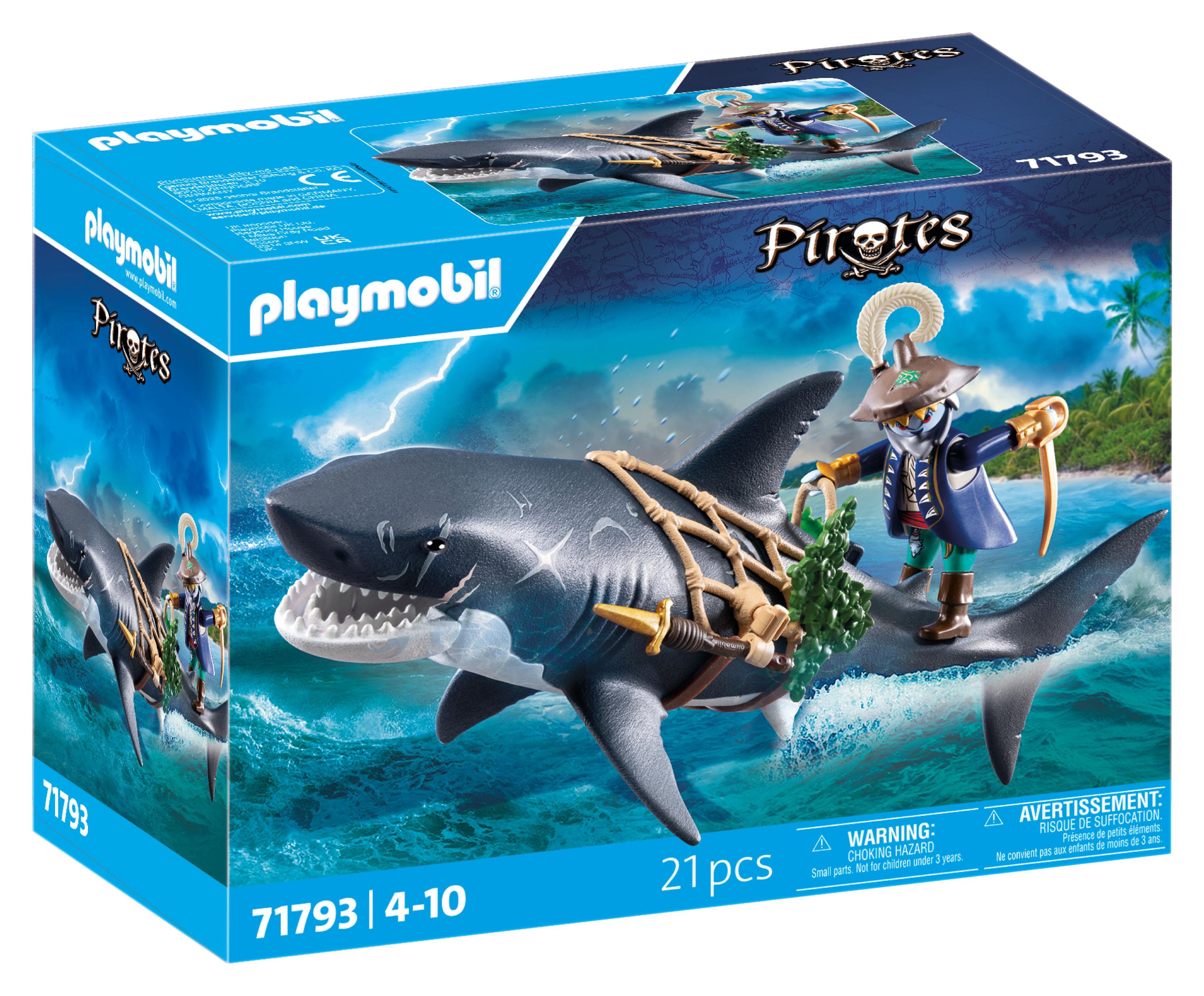 PLAYMOBIL 71793 - Pirates - Gefahr durch Riesenhai