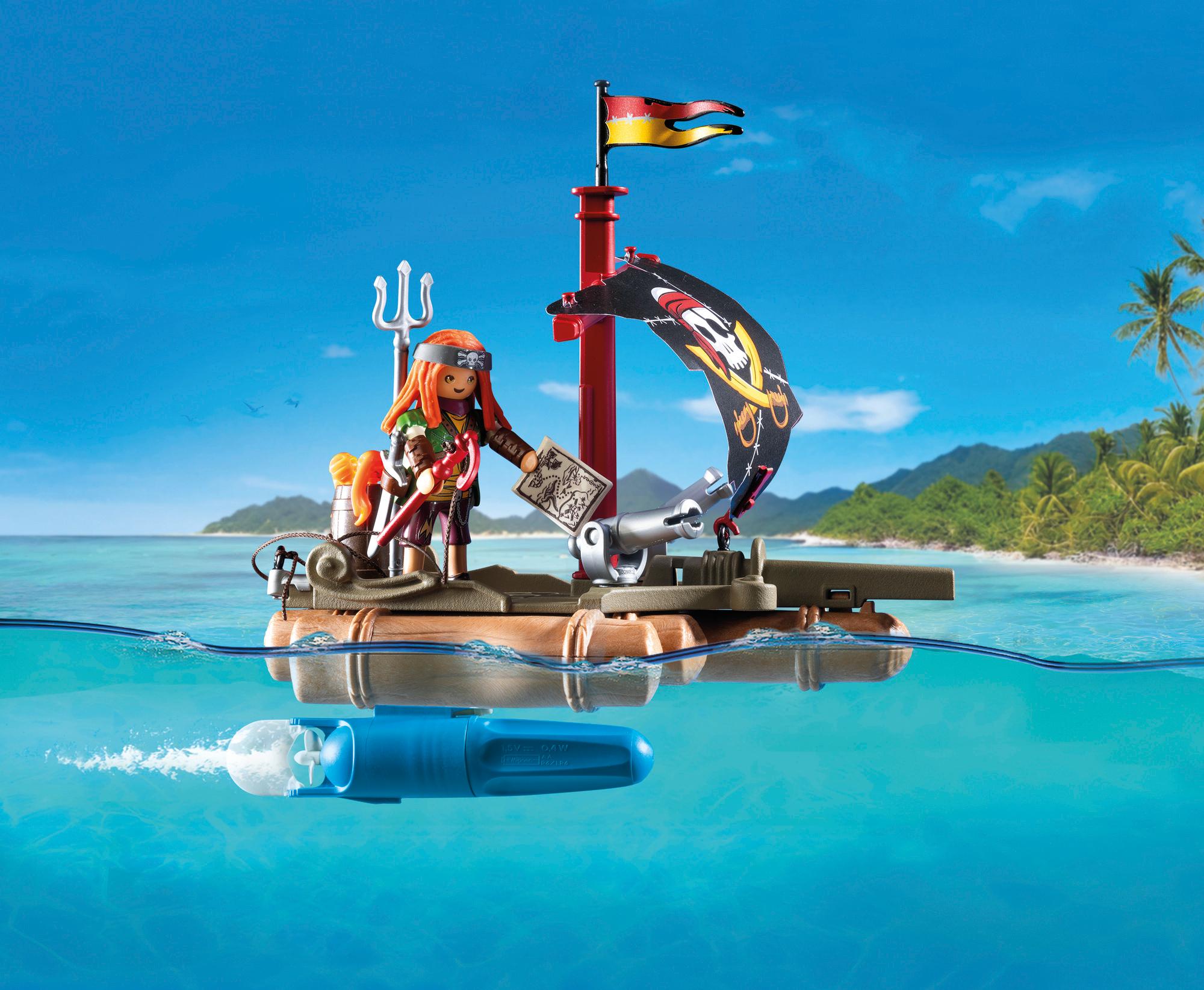 Produktbild PLAYMOBIL 71794 Schatzbergung auf Piratenfloss 5 von 5