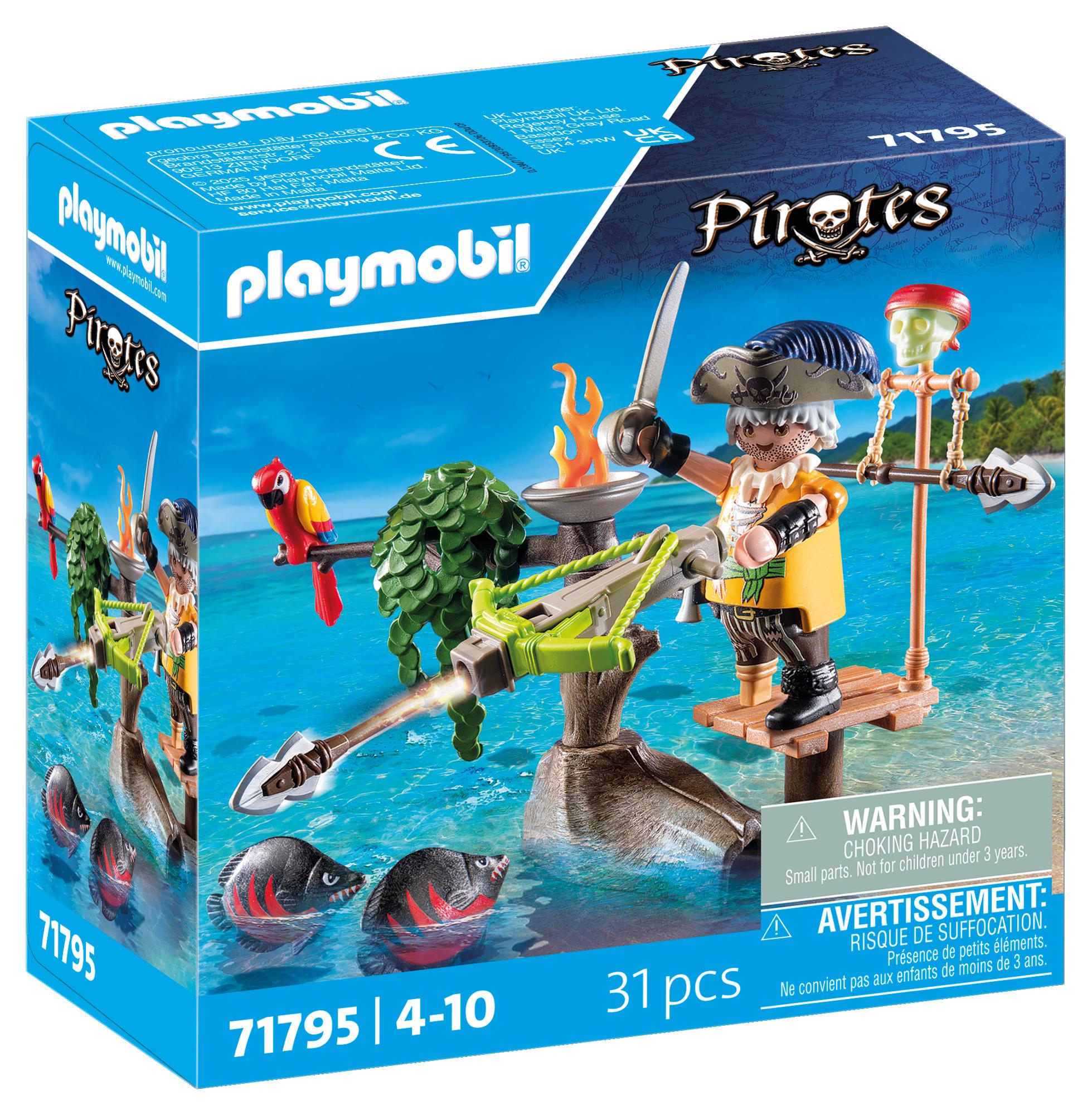 PLAYMOBIL 71795 - Pirates - Pirat mit Balliste