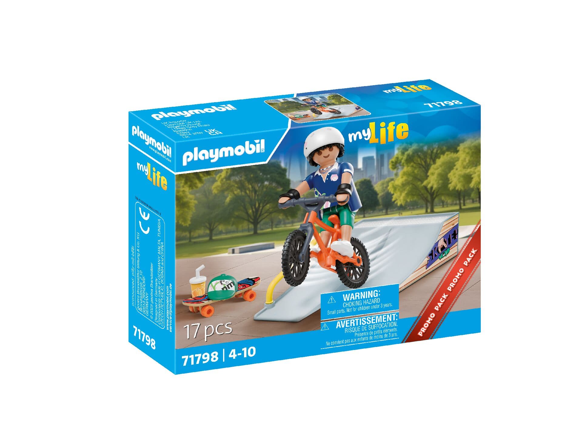 PLAYMOBIL 71798 - my Life - Skateboard mit Rampe