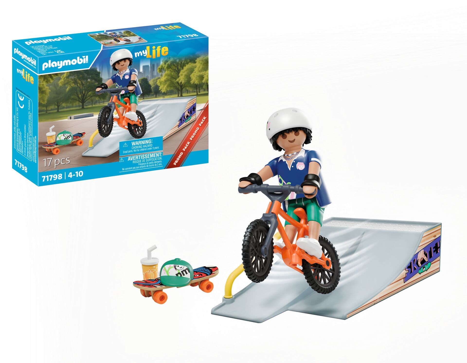 Produktbild PLAYMOBIL 71798 - my Life - Skateboard mit Rampe 3 von 4