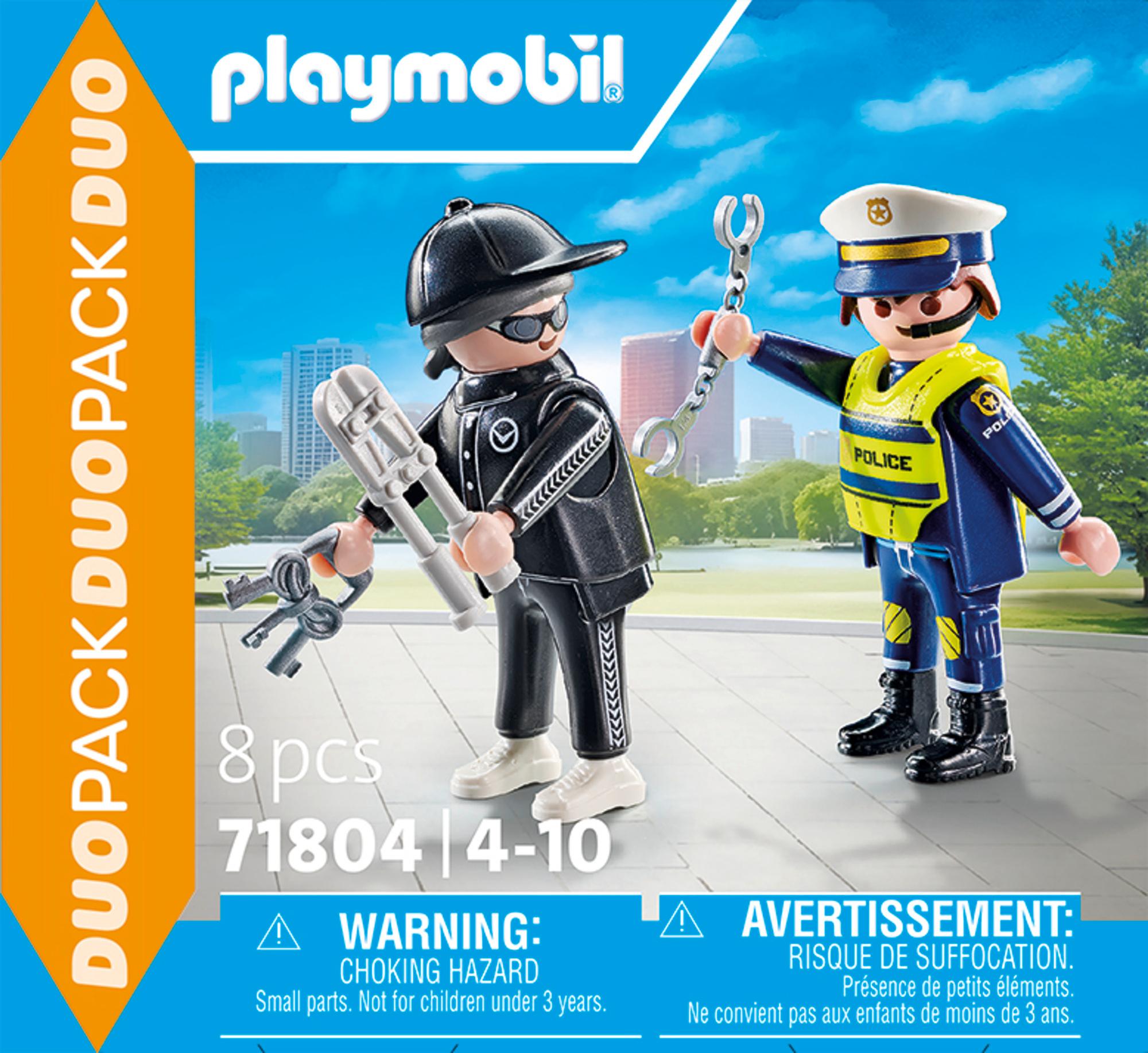 Produktbild PLAYMOBIL 71804 DUOPACK Polizist und Einbrecher 3 von 4