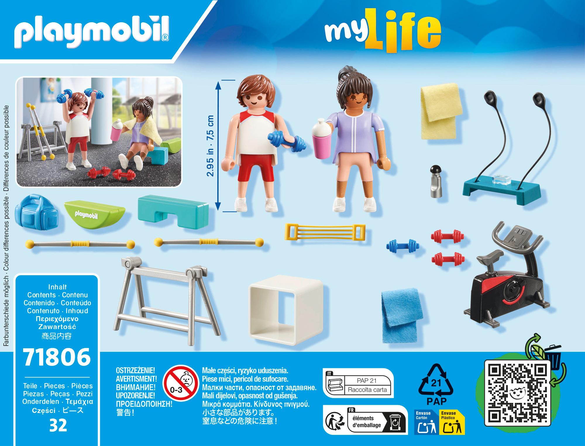 Produktbild PLAYMOBIL 71806 - my Life - Fitnesstraining 2 von 4