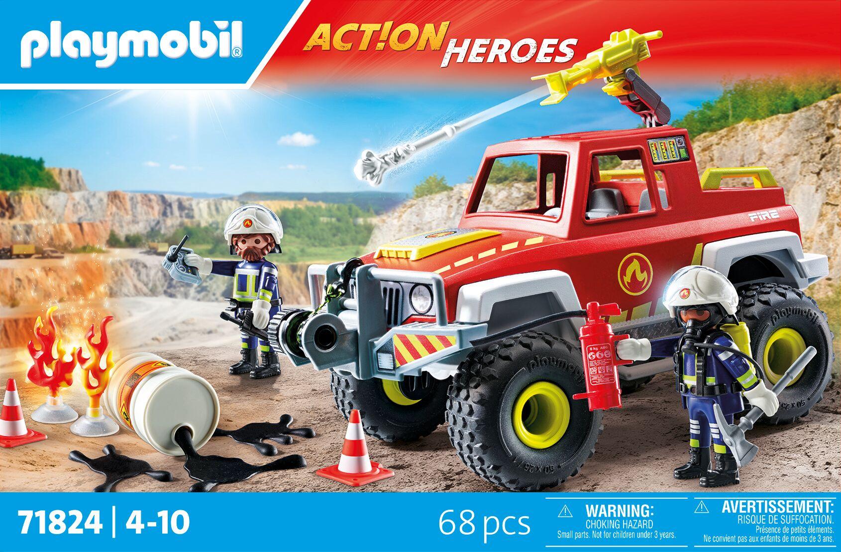 Produktbild PLAYMOBIL 71824 ACTION HEROES Feuerwehrtruck 5 von 6
