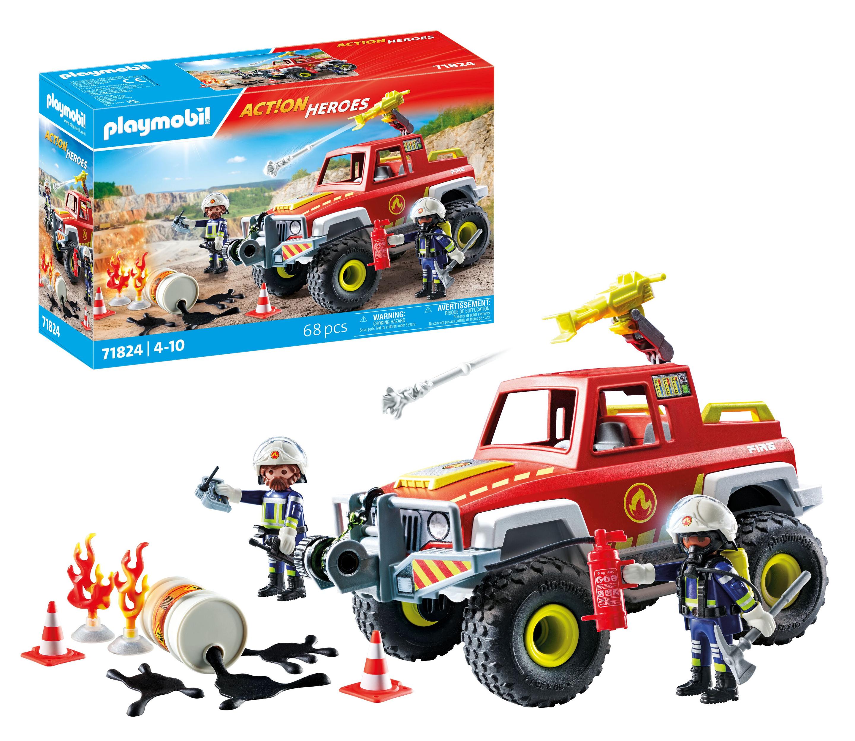 PLAYMOBIL 71824 ACTION HEROES Feuerwehrtruck