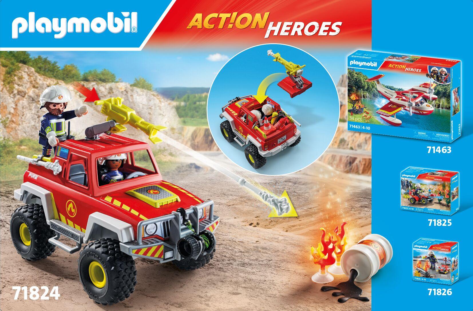 Produktbild PLAYMOBIL 71824 ACTION HEROES Feuerwehrtruck 3 von 6