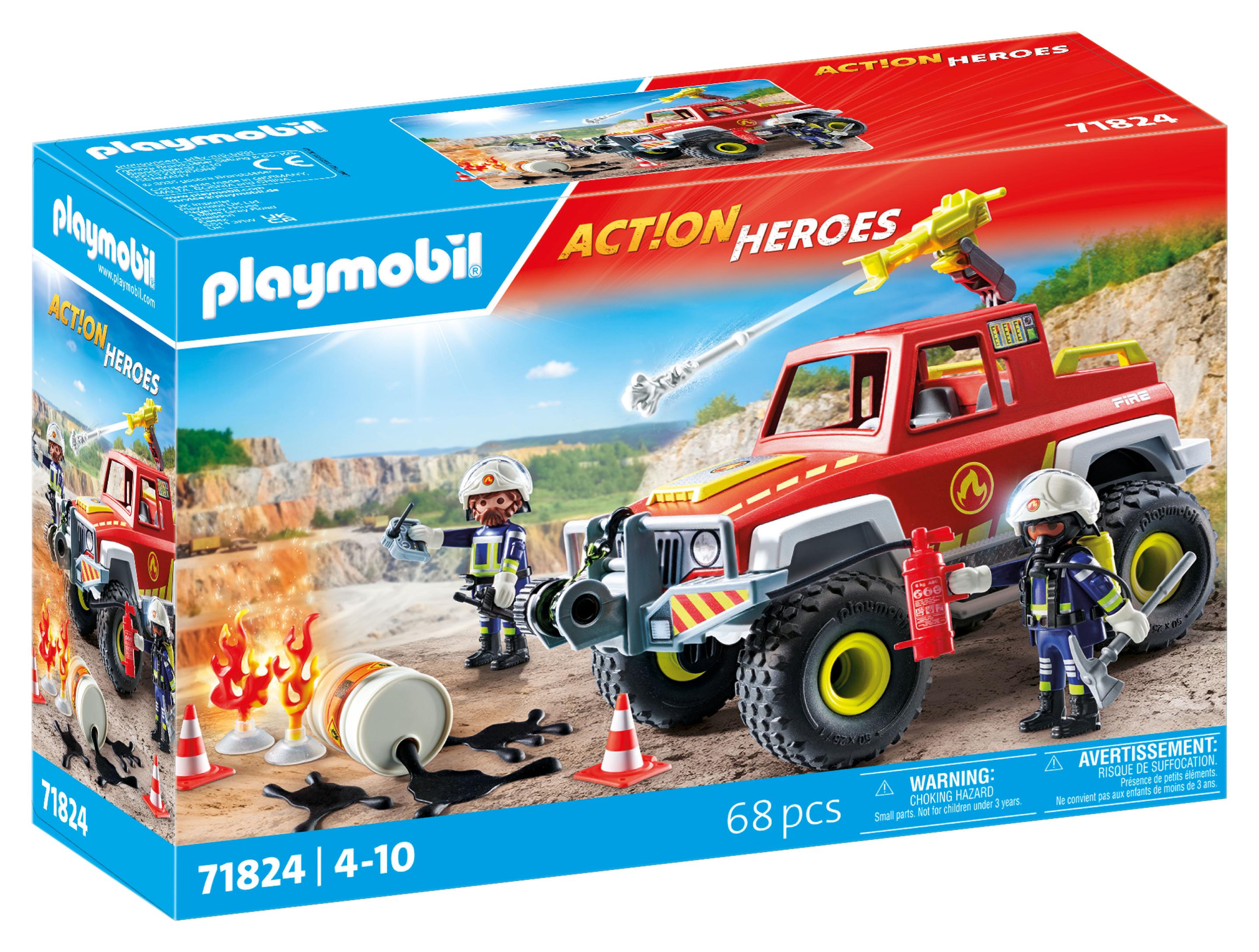 Produktbild PLAYMOBIL 71824 ACTION HEROES Feuerwehrtruck 2 von 6