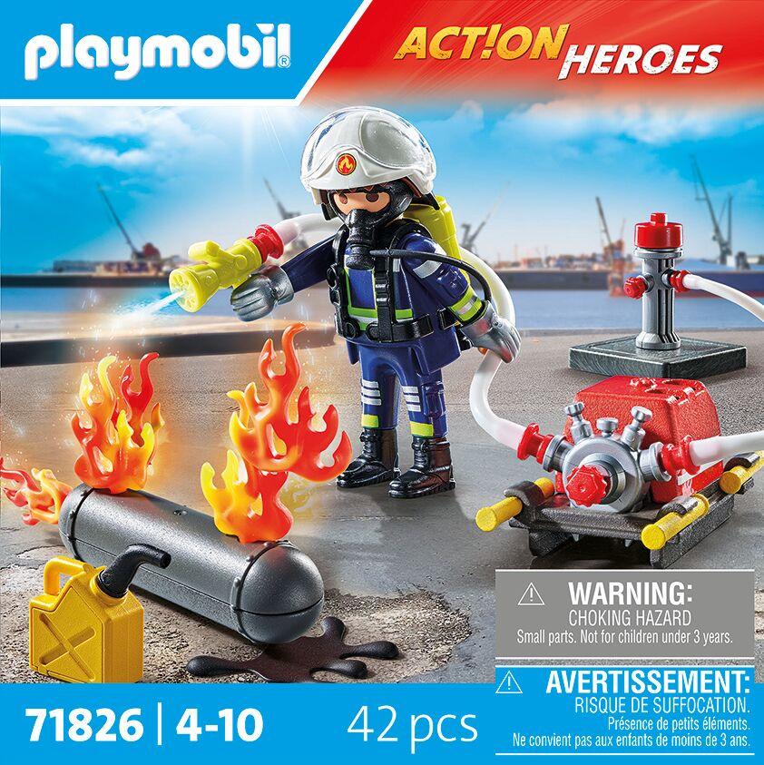 Produktbild PLAYMOBIL 71826 ACTION HEROES Löschung eines Gastanks 4 von 4